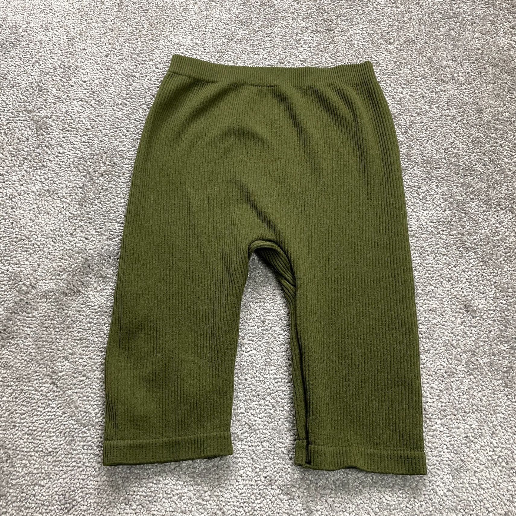 Vintage Cotton Candy Compression Cycling Shorts Women Juniors S/M Green Knit Active 22x10 90s Designer Athleisure Mens Womens? Size 28" / US 6 / IT 42 - 2 Thumbnail