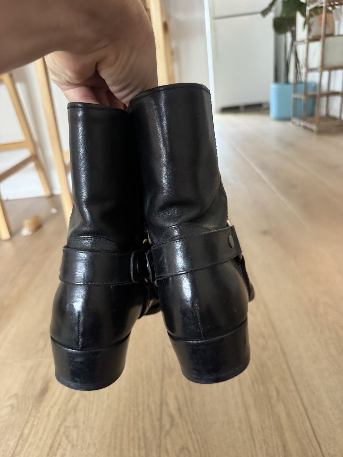 Saint Laurent Paris Hedi Studded Harness Wyatts Size US 8 / EU 41 - 6 Thumbnail