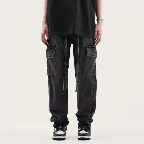 Japanese Brand Vintage multi-pocket cargo jeans Size US 32 / EU 48 - 2 Thumbnail