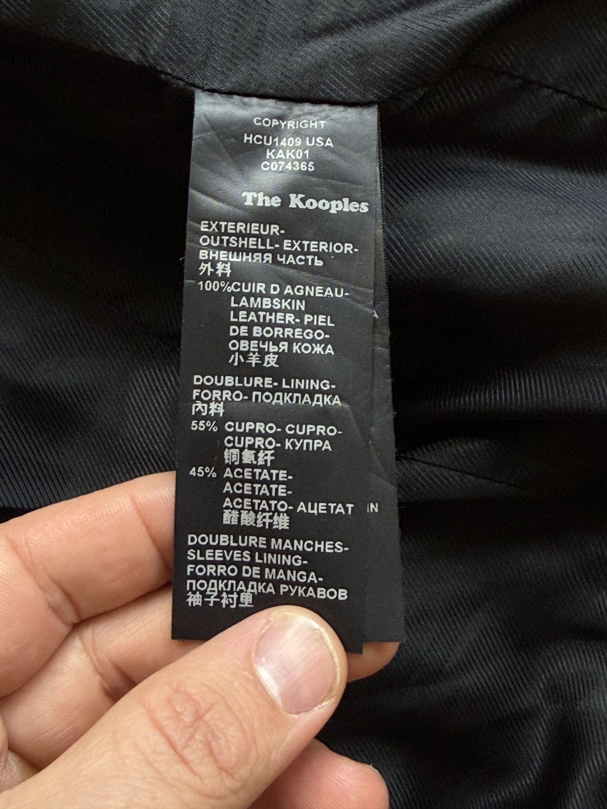 The Kooples Dark Olive Green Kooples Leather Jacket Size US S / EU 44-46 / 1 - 4 Thumbnail