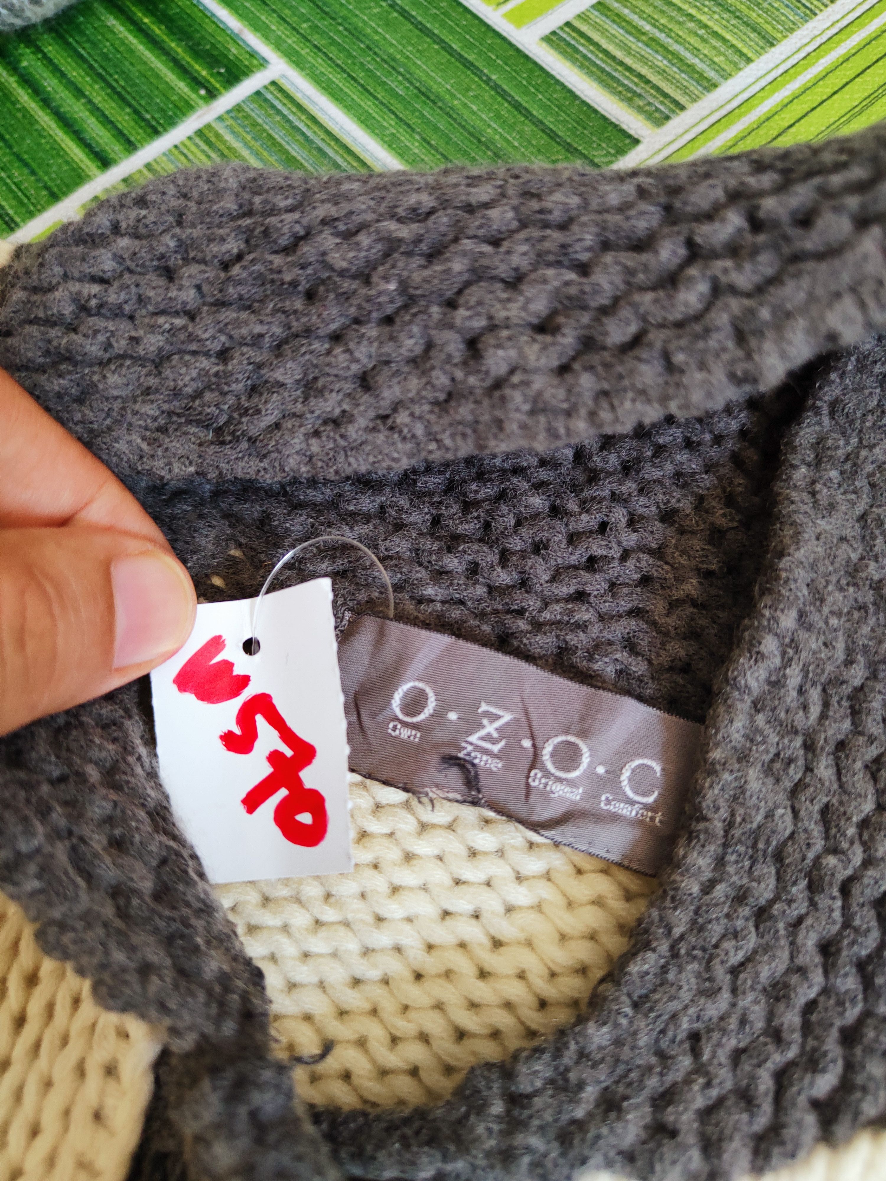Japanese Brand O.Z.O.C Cream Knitwear Cardigan #W570 Size S / US 4 / IT 40 - 11 Thumbnail