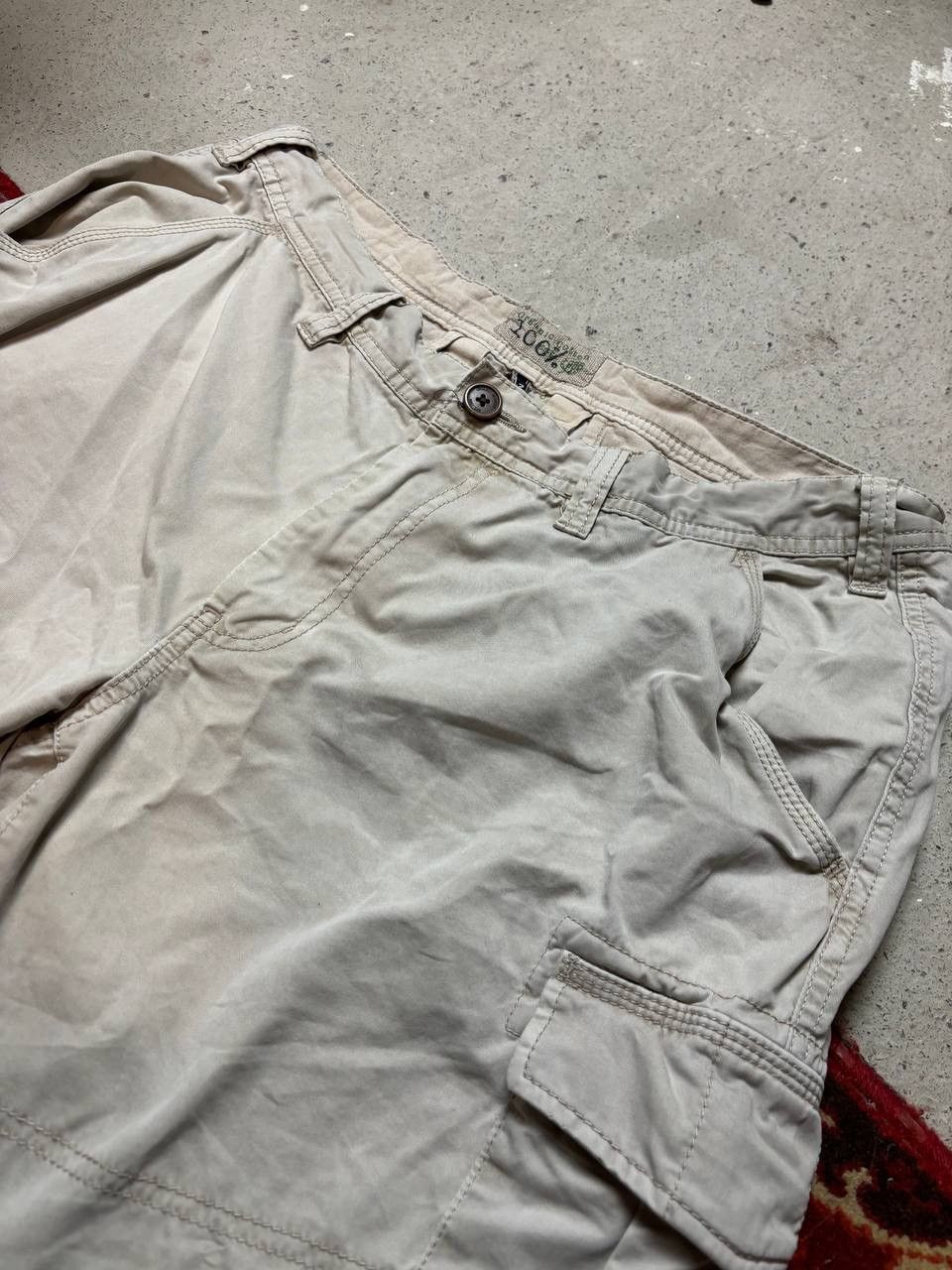 Japanese Brand × Vintage Vintage Y2K Charles Vogele Cargo Baggi Short Size US 36 / EU 52 - 2 Thumbnail