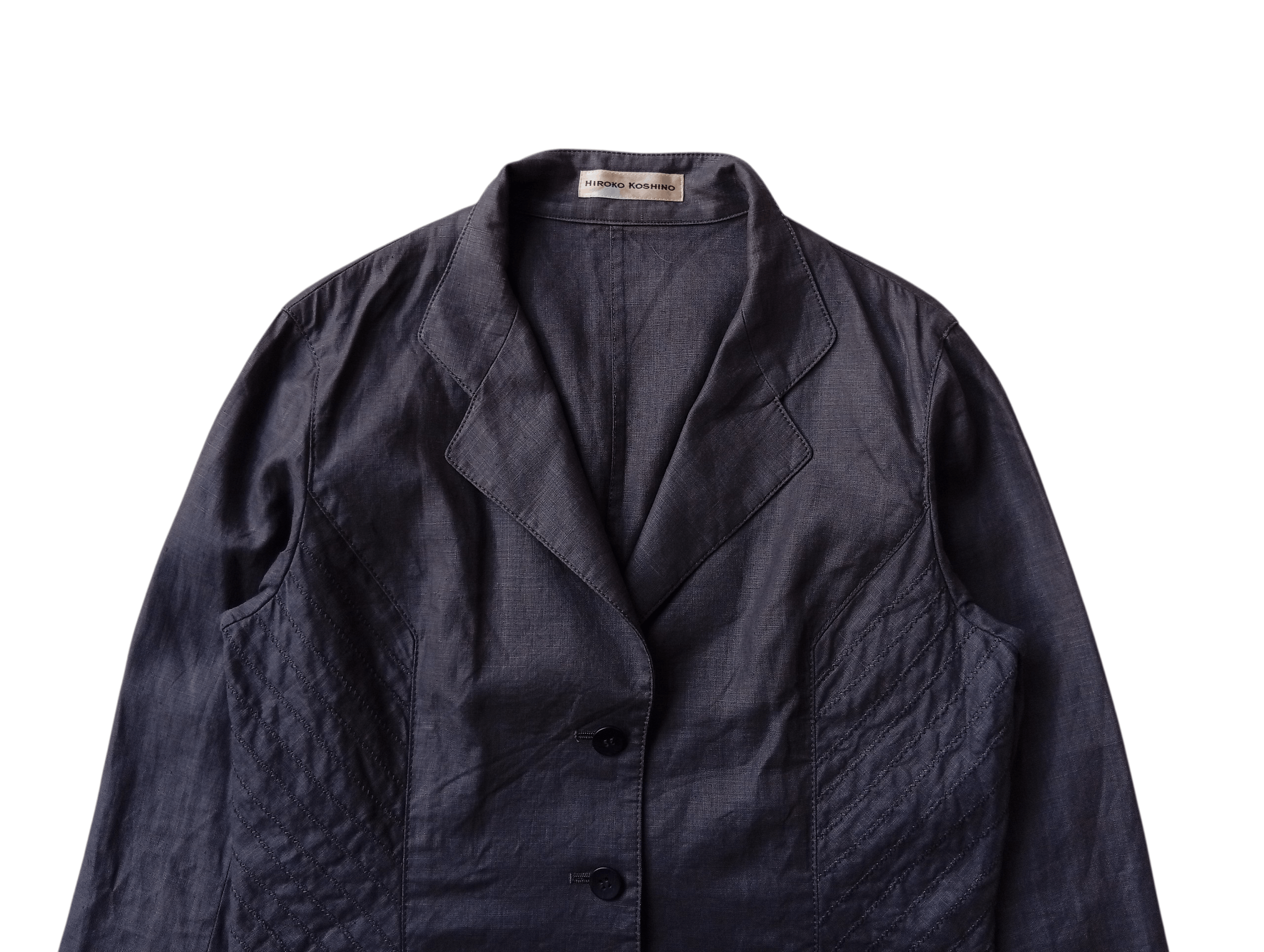 Hiroko Koshino Homme Hiroko Koshino hemp blazer Size S / US 4 / IT 40 - 2 Thumbnail