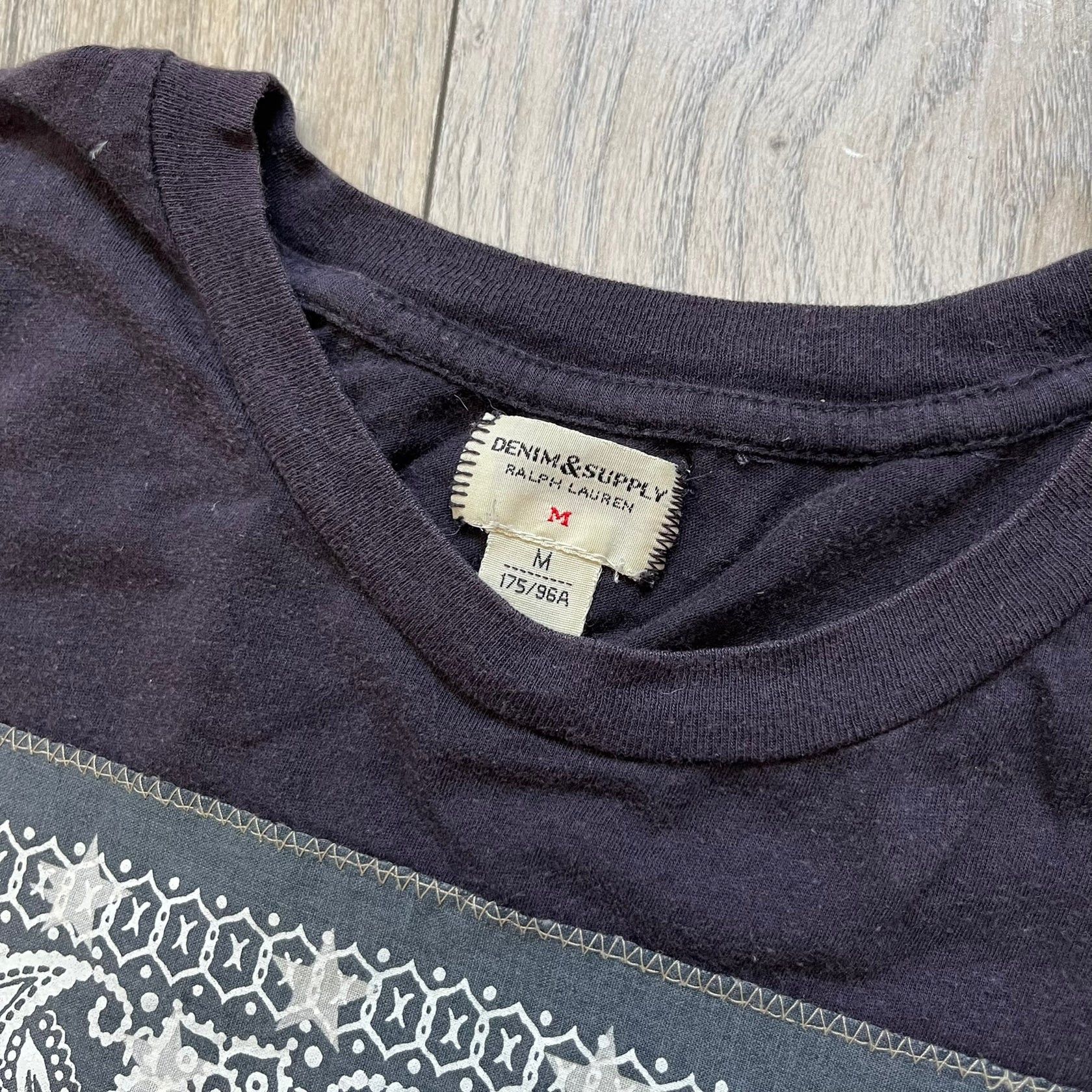 Denim & Supply Ralph Lauren Ralph Lauren 2000's USA Bandana Flag Tee Size US M / EU 48-50 / 2 - 3 Thumbnail