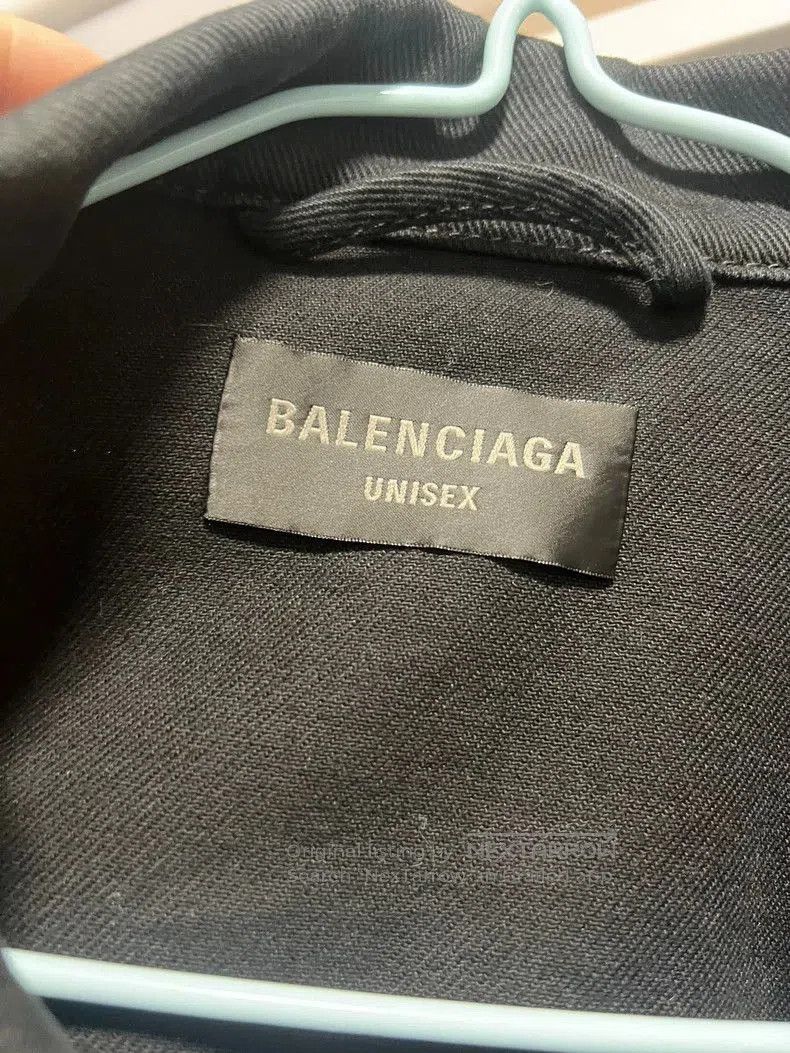 Balenciaga Balenciaga SS24 Washed Logo Denim Jacket. Size US XS / EU 42 / 0 - 3 Thumbnail