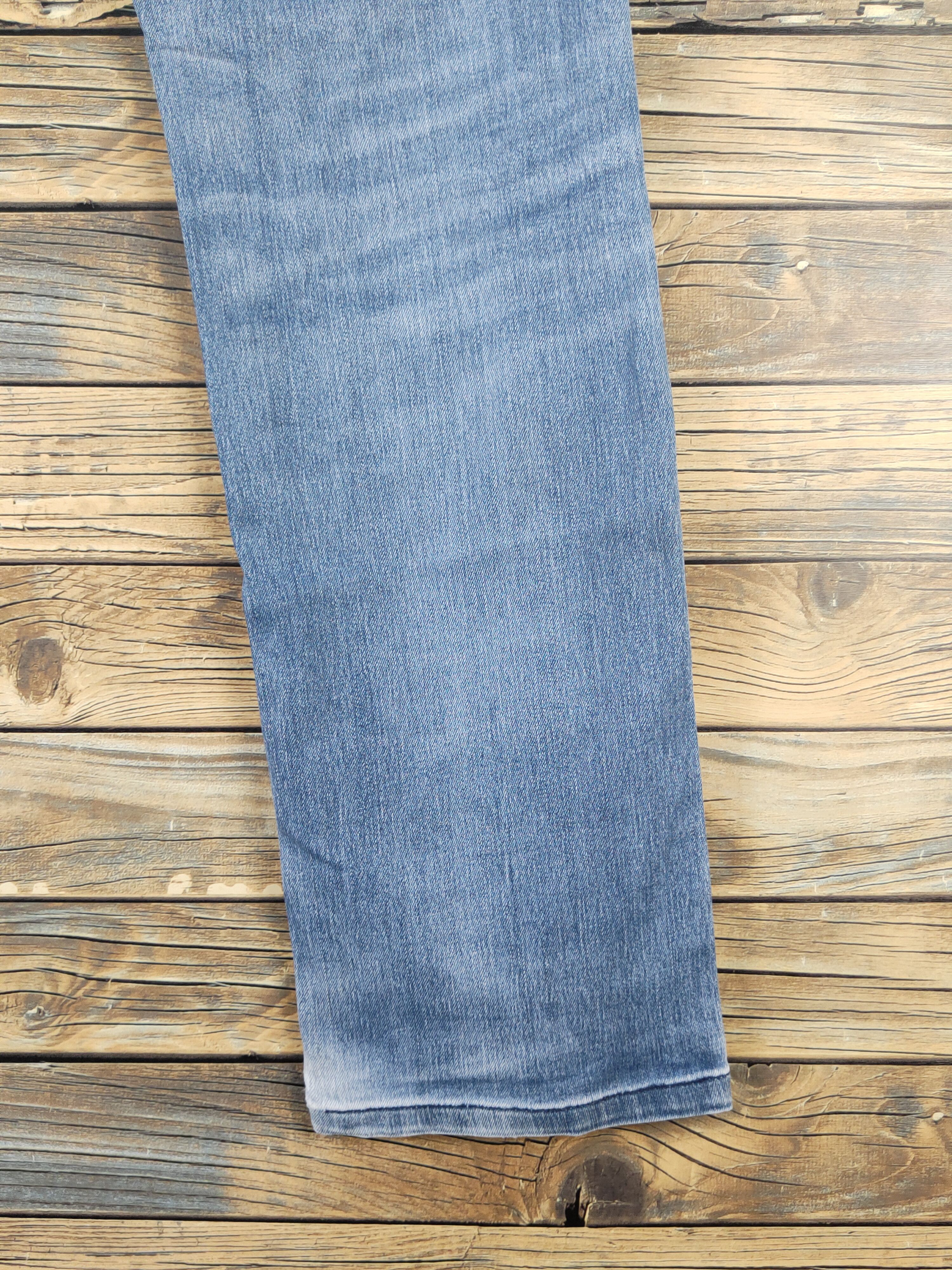 Japanese Brand Uniqlo japan Blue faded Distressed Ripped denim Jeans #W1693 Size US 29 - 11 Thumbnail