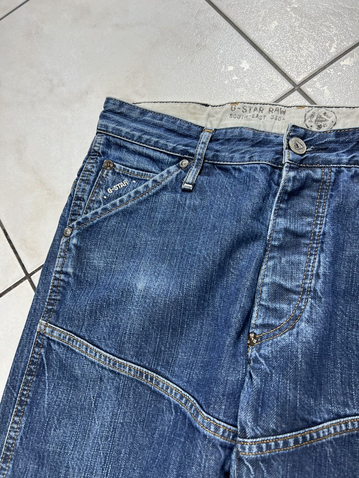 G-Star Vintage G-Star Raw y2k denim buckle back jeans elwood narrow Size US 32 / EU 48 - 7 Thumbnail