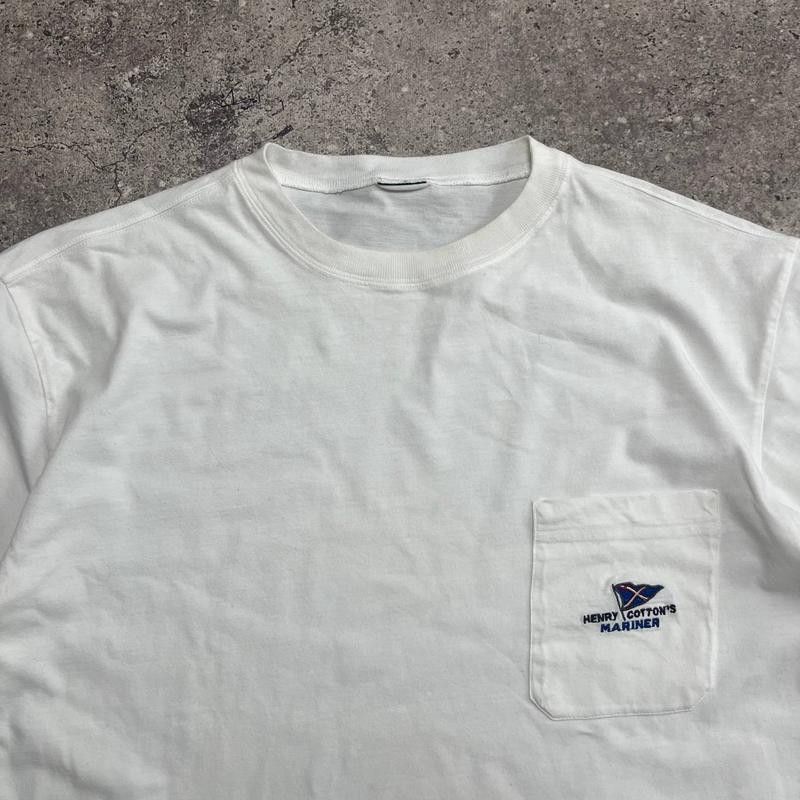 Vintage Vintage Henry Cotton's Mariner White T-Shirt Size L Size US L / EU 52-54 / 3 - 3 Thumbnail