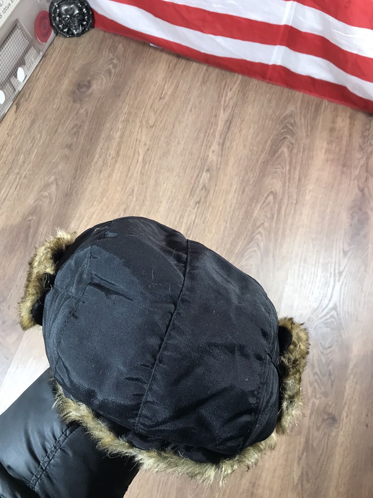 Hysteric Glamour × Japanese Brand Vintage Y2K Fuzzy Ushanka Hat Size ONE SIZE - 7 Thumbnail