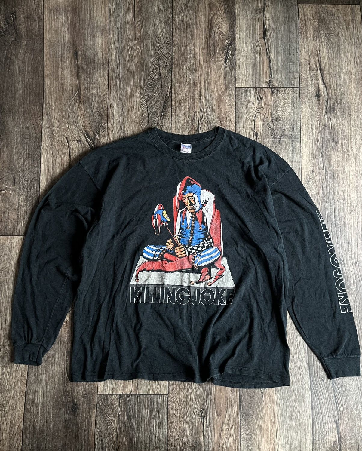 Band Tees × Vintage Vintage Killing Joke 'Empire Song' Promo Long Sleeve Shirt Size US XXL / EU 58 / 5 - 1 Thumbnail