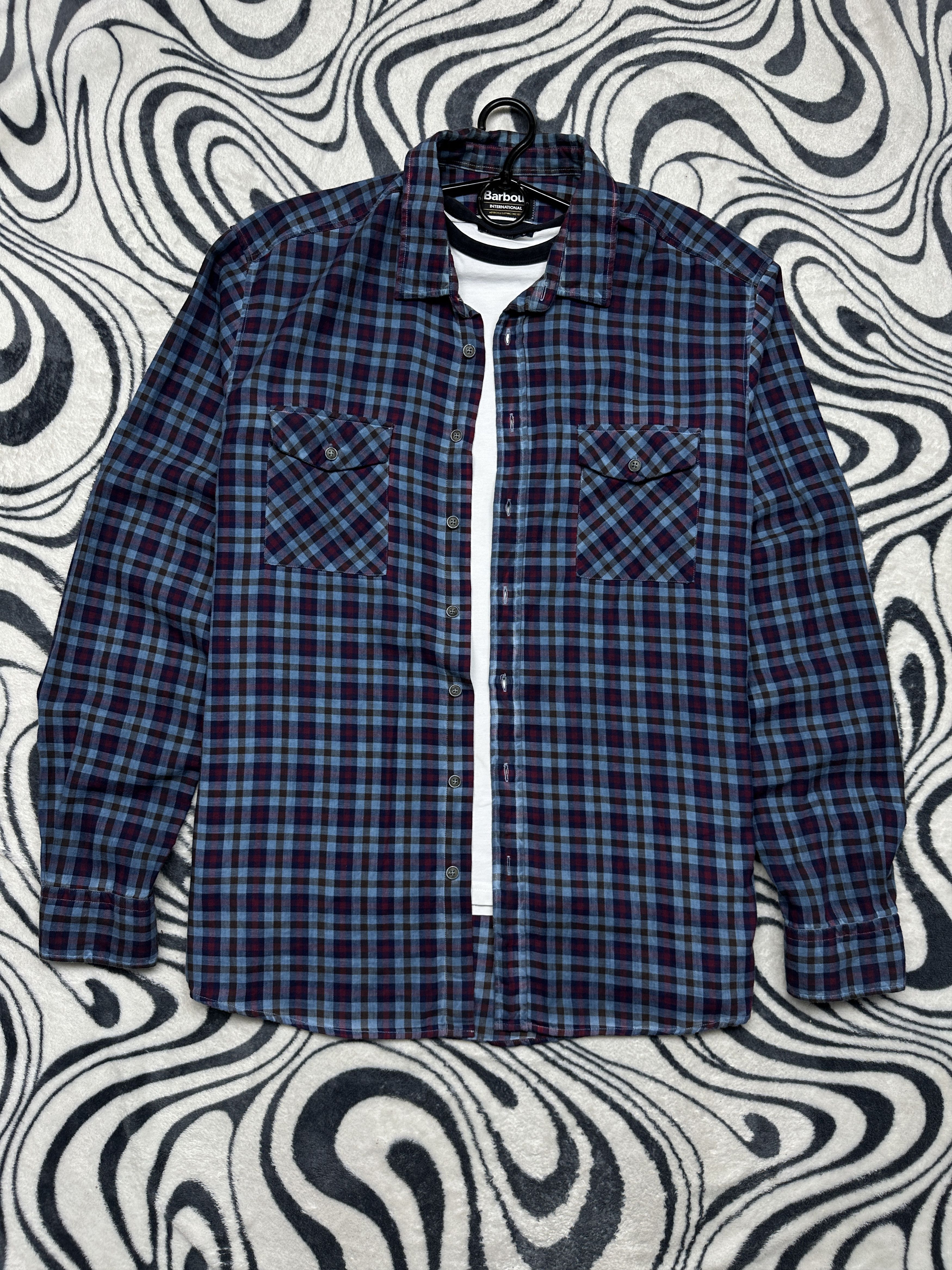 Barbour Barbour International Mens Flannel Plaid Shirt Size US XXL / EU 58 / 5 - 1 Thumbnail