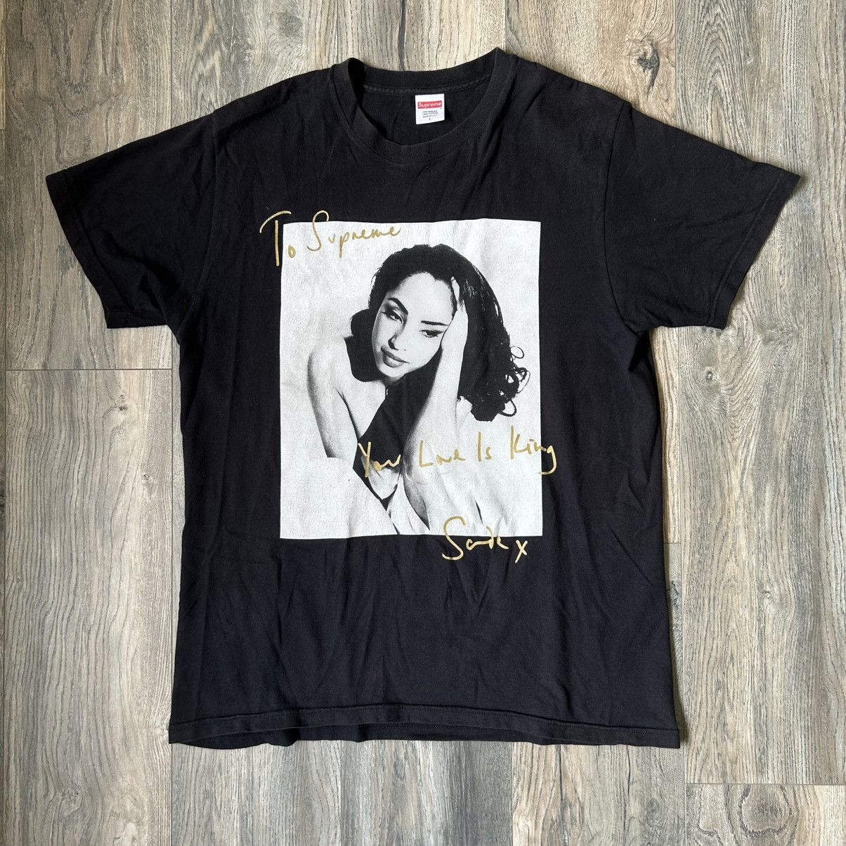 Pre-owned Supreme Ss17 Sade T Shirt In Black