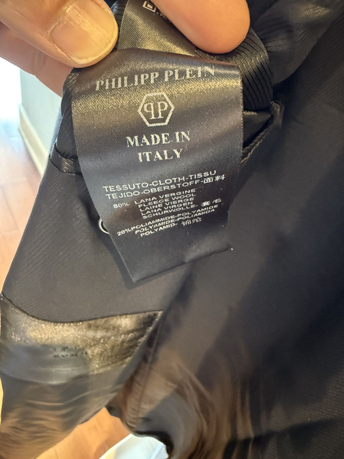 Philipp Plein black zips sport.coat.size46 Size US S / EU 44-46 / 1 - 8 Thumbnail