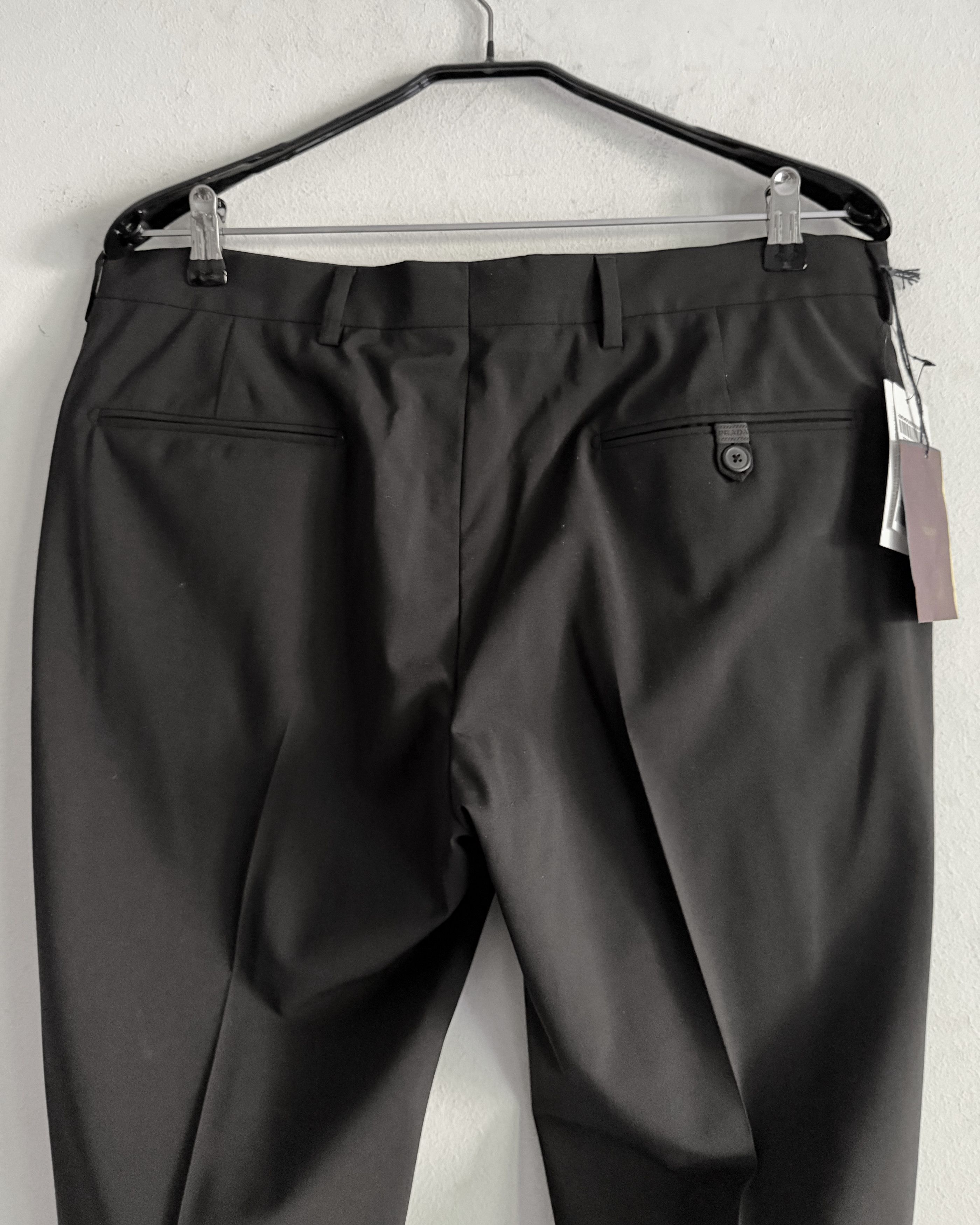 Prada Classic Prada Black Tailored Trousers Size US 34 / EU 50 - 5 Thumbnail