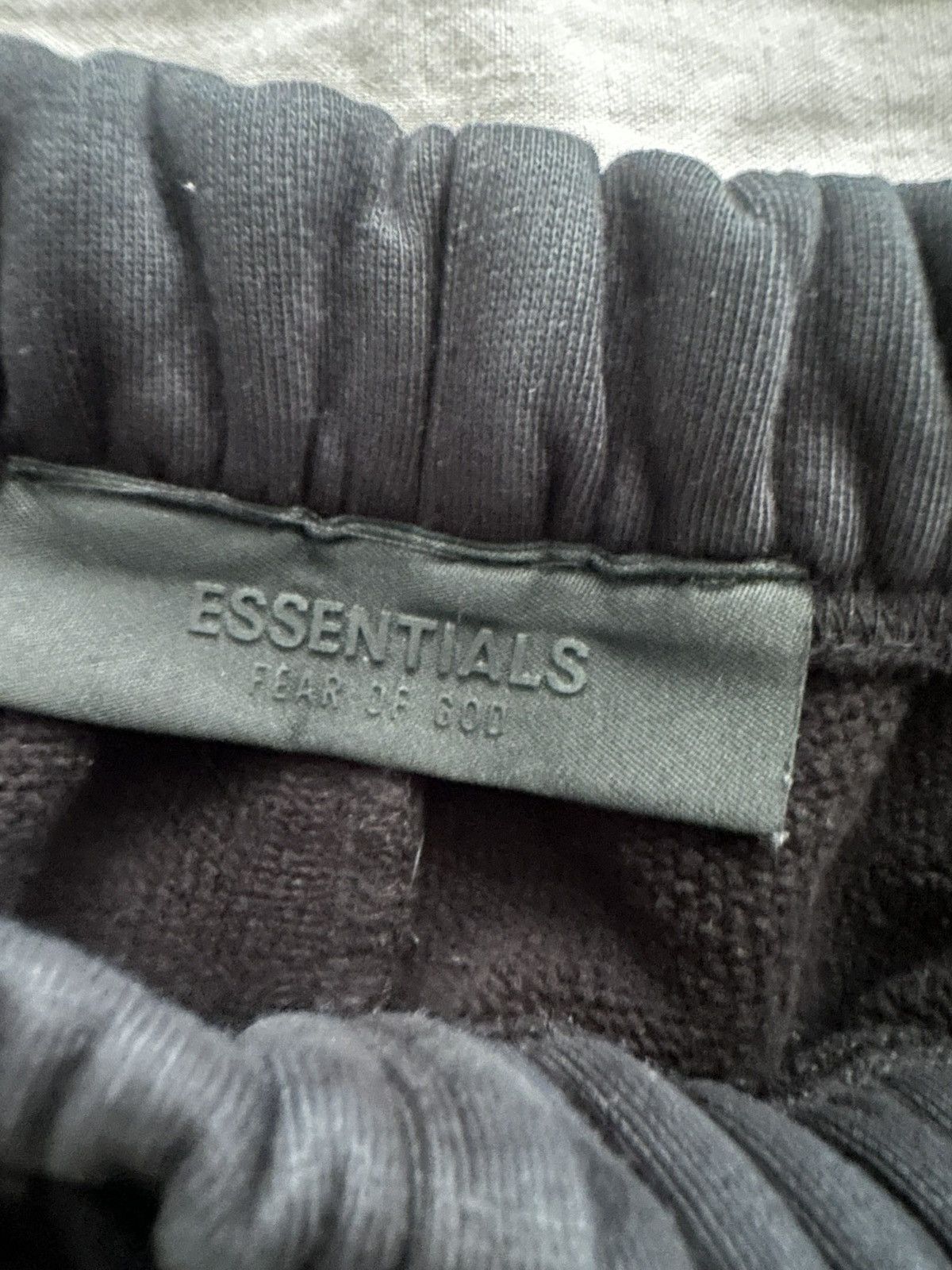 Essentials Fear of God Essentials Logo Black Wide-Leg Sweatpants – XXL Size US 40 / EU 56 - 2 Thumbnail