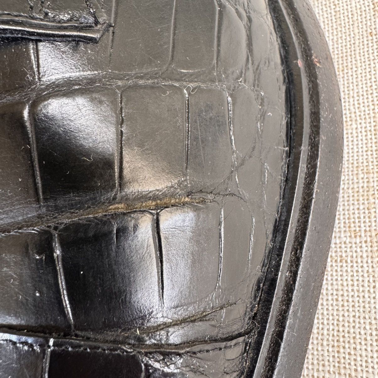 Gucci GUCCI Crocodile Lace Up Oxford-Men's 10.5 US-M to Wide-BLAck Size US 10.5 / EU 43-44 - 4 Thumbnail