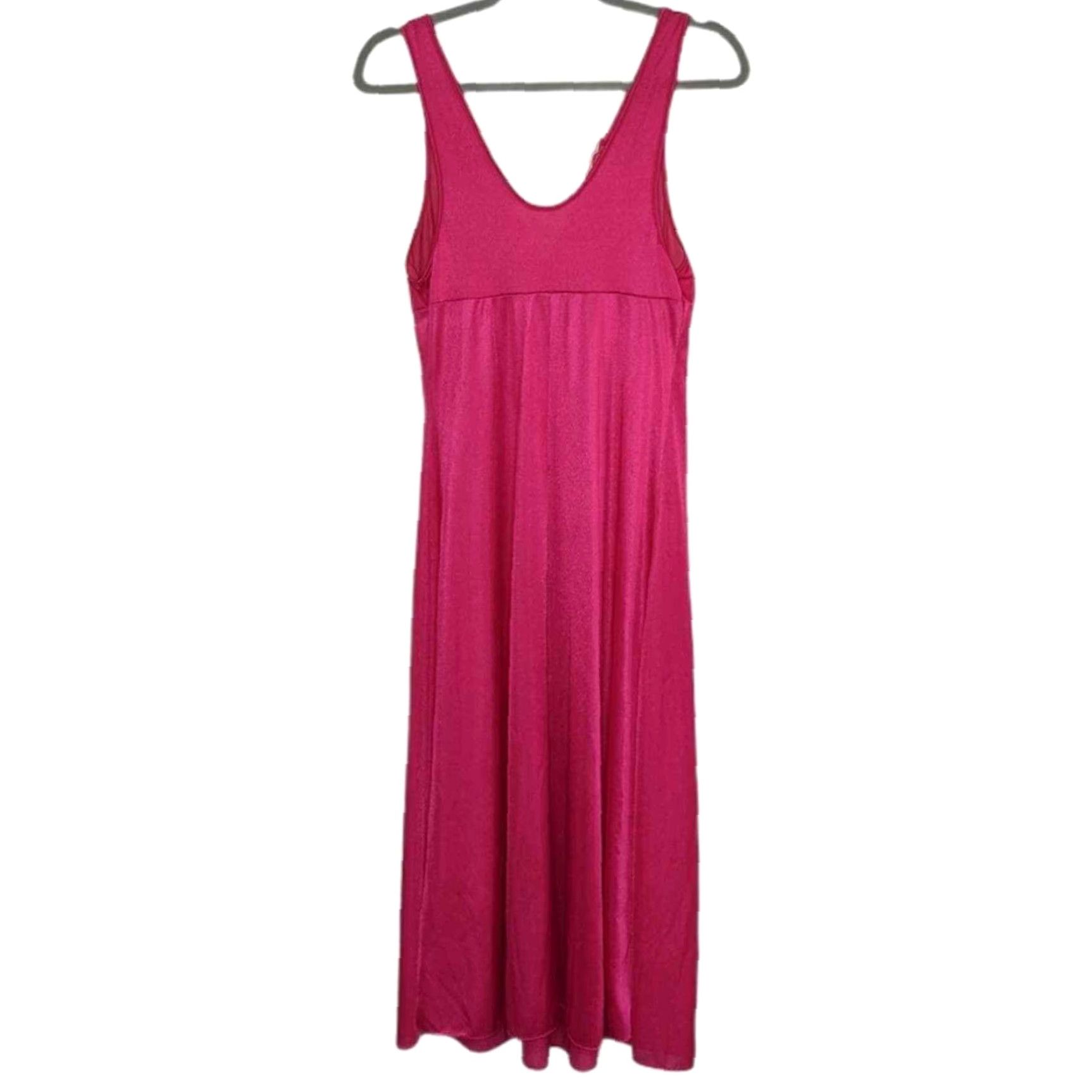 Vintage VINTAGE Adonna Dress Pink M Women Maxi Slip Lingerie Lace VTG Size M / US 6-8 / IT 42-44 - 7 Thumbnail