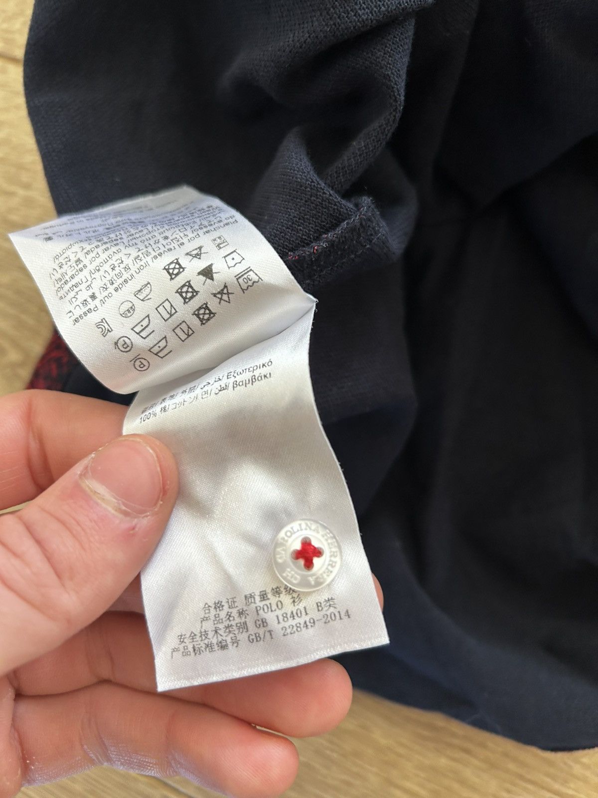 Carolina Herrera Vintage Carolina Herrera multilogo polo tshirt Size US L / EU 52-54 / 3 - 7 Thumbnail