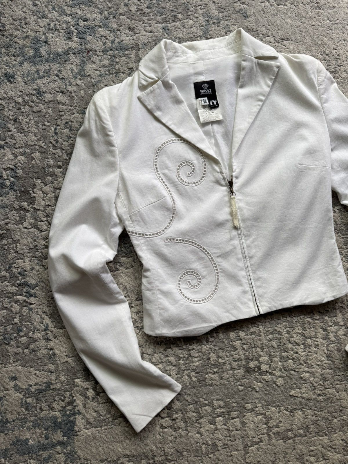 Versace Jeans Couture Versace Jeans Couture Vintage light Jacket Size 40 Size L / US 10 / IT 46 - 3 Thumbnail