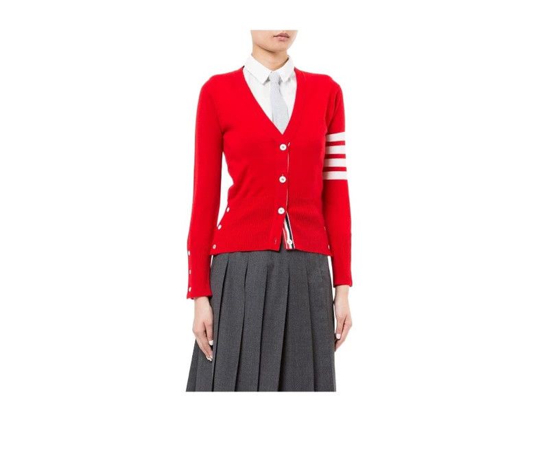 Other Thom Browne V long sleeve cashmere sweater Size US S / EU 44-46 / 1 - 2 Thumbnail