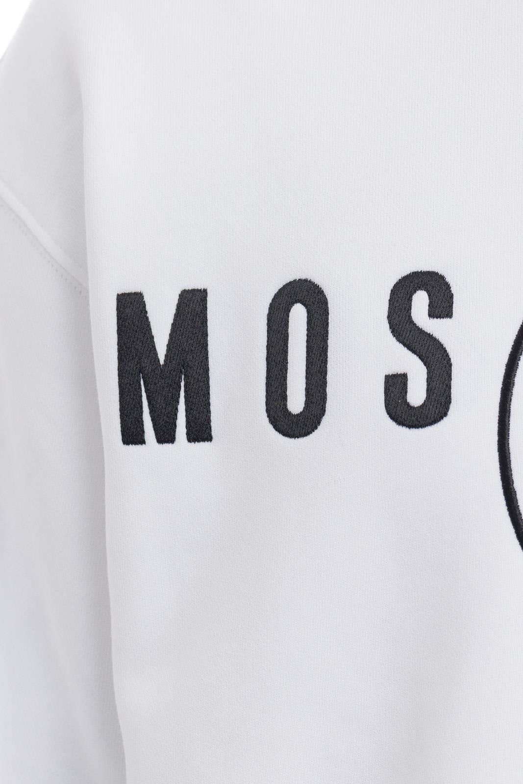 Moschino o1y0225 Logo Crewneck Sweatshirt in White Size US S / EU 44-46 / 1 - 3 Thumbnail