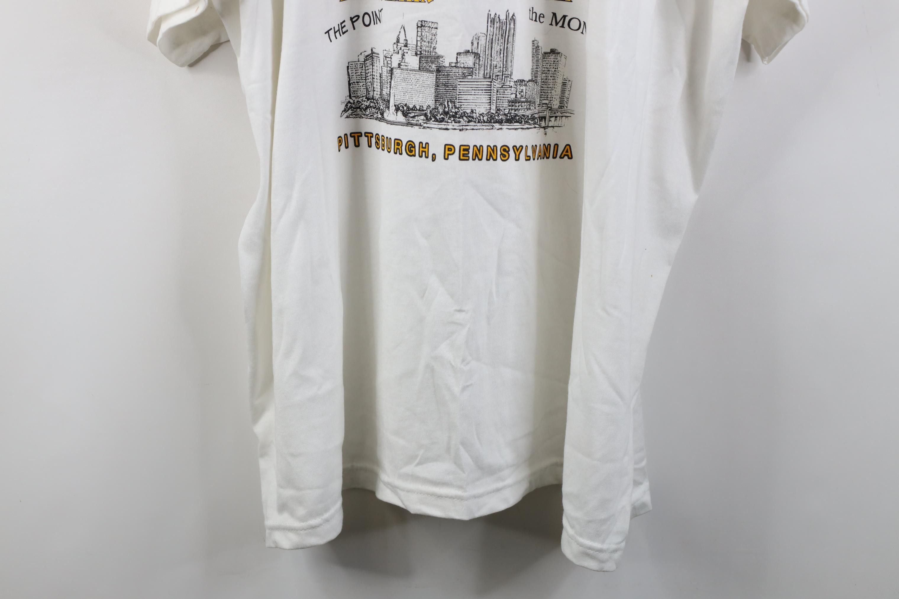 Vintage Deadstock Vintage 90s Pittsburghese Pittsburgh T-Shirt Size US XXL / EU 58 / 5 - 3 Thumbnail