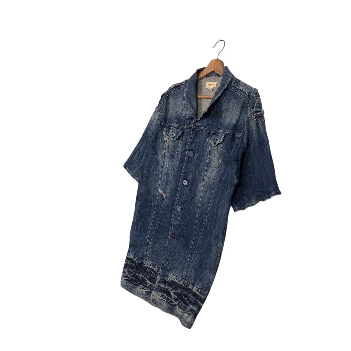 Diesel Diesel Long Sleeve Denim Coat (Short Sleeve) Vintage Wash XS Size US XS / EU 42 / 0 - 3 Thumbnail