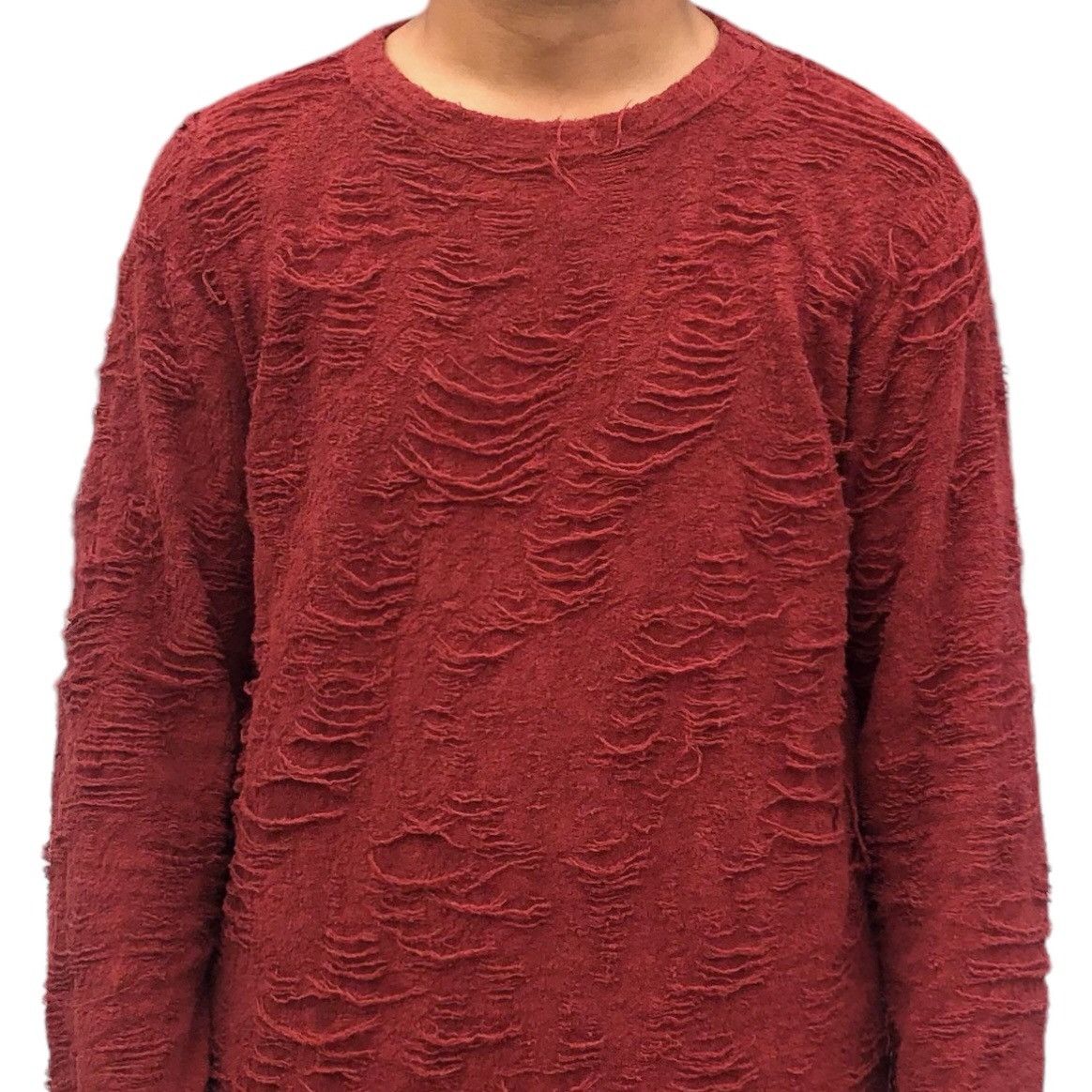 Japanese Brand Weirdo Towel shirt Distressed Long Sleeve Cotton Blend 🇯🇵 Size US L / EU 52-54 / 3 - 2 Thumbnail