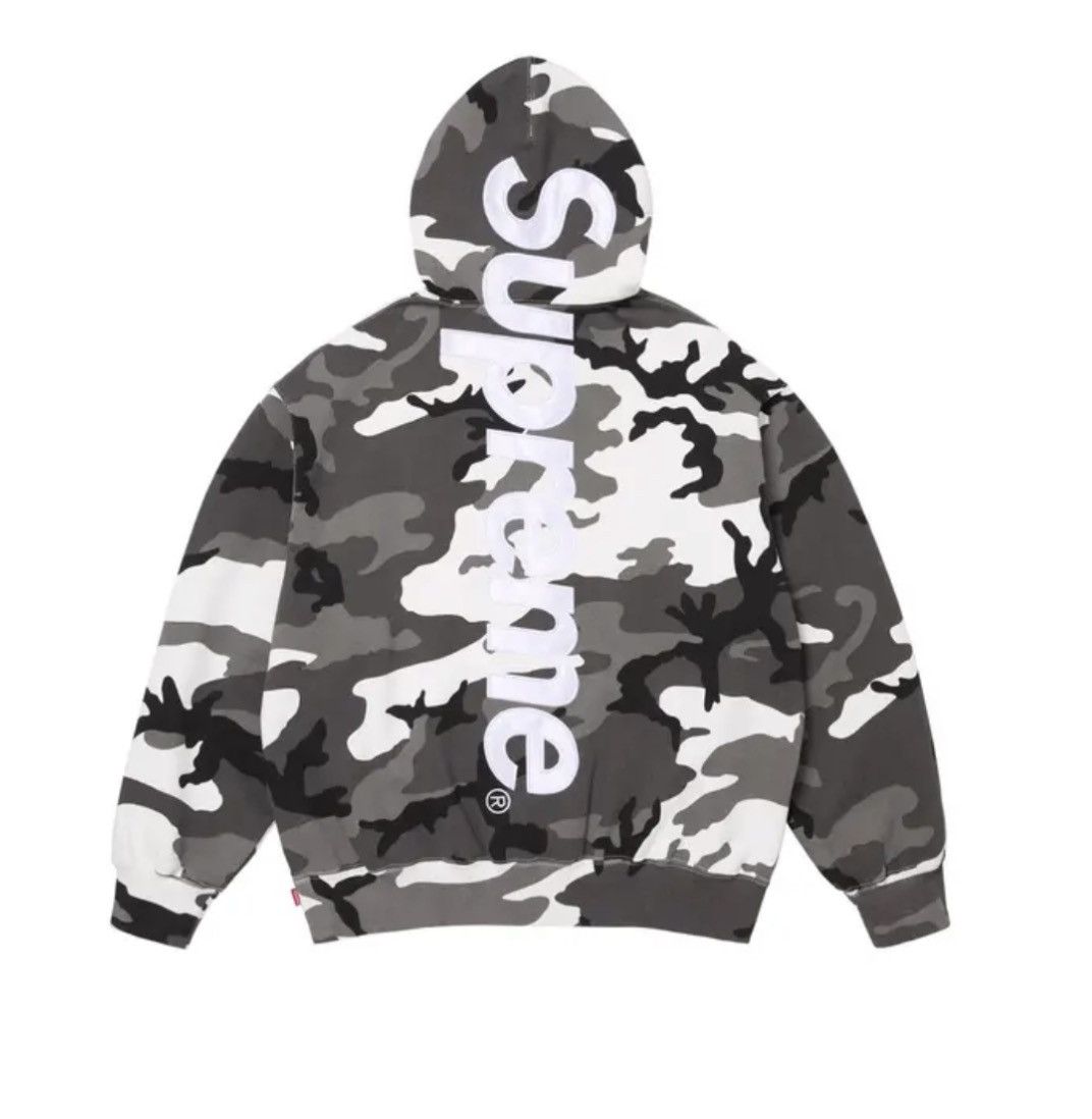Supreme Satin Appilque Hooded Sweater Size US M / EU 48-50 / 2 - 2 Thumbnail