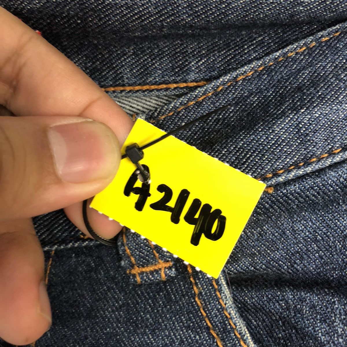 Japanese Brand X Girl Blue Denim Pants #A2140 Size US 31 - 9 Thumbnail