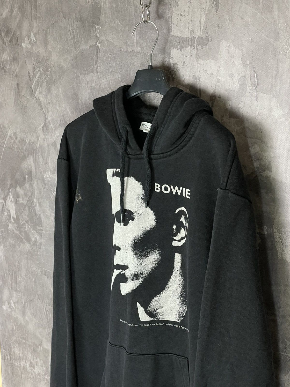 Band Tees × Vintage Vintage David Bowie Archival Big Logo Y2K Hoodie Size US L / EU 52-54 / 3 - 7 Thumbnail