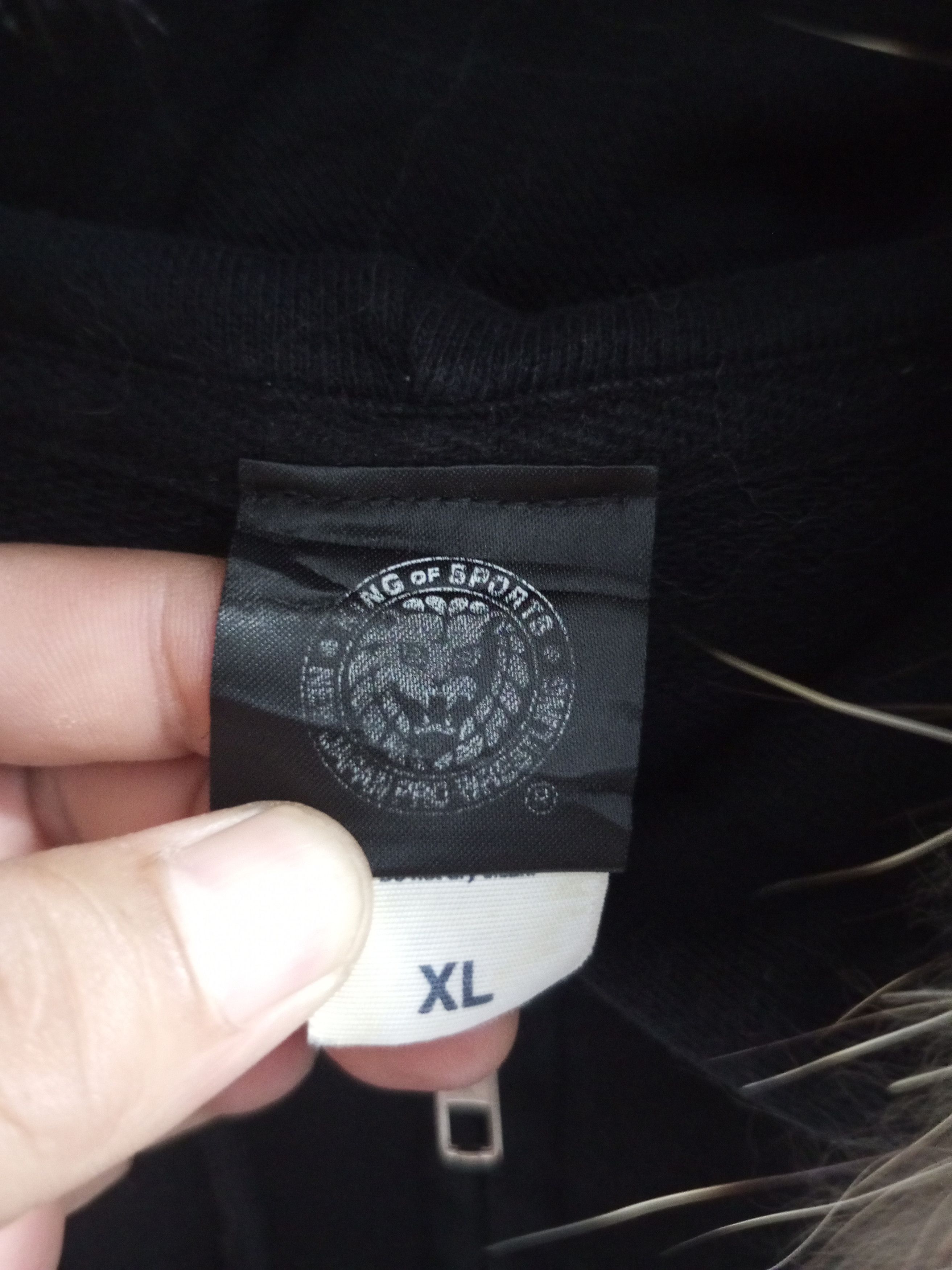 If Six Was Nine × Japanese Brand × Le Grande Bleu (L.G.B.) Vintage "bold emperor" Spellout fur hoodie Size US XL / EU 56 / 4 - 10 Thumbnail