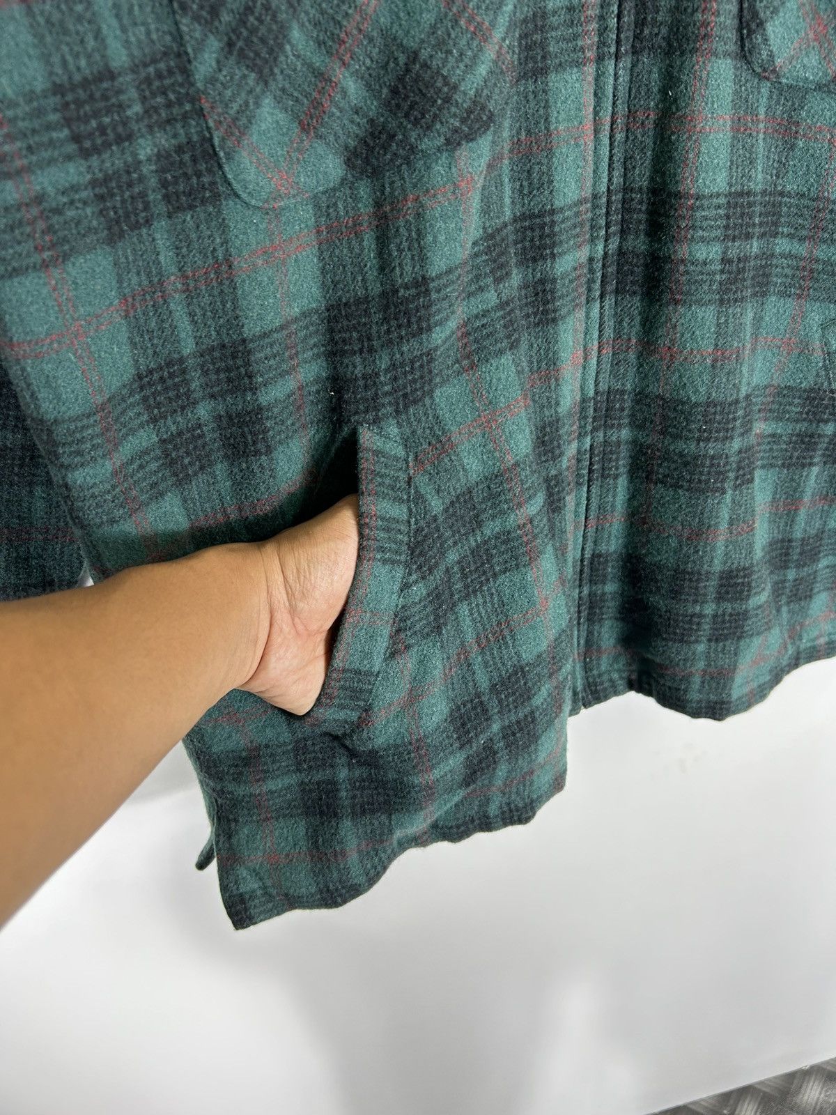Flannel × PERSON'S × Vintage ⚡️Vintage Pm By Person’s Flannel Zipper Shirt Jacket Size US M / EU 48-50 / 2 - 6 Thumbnail