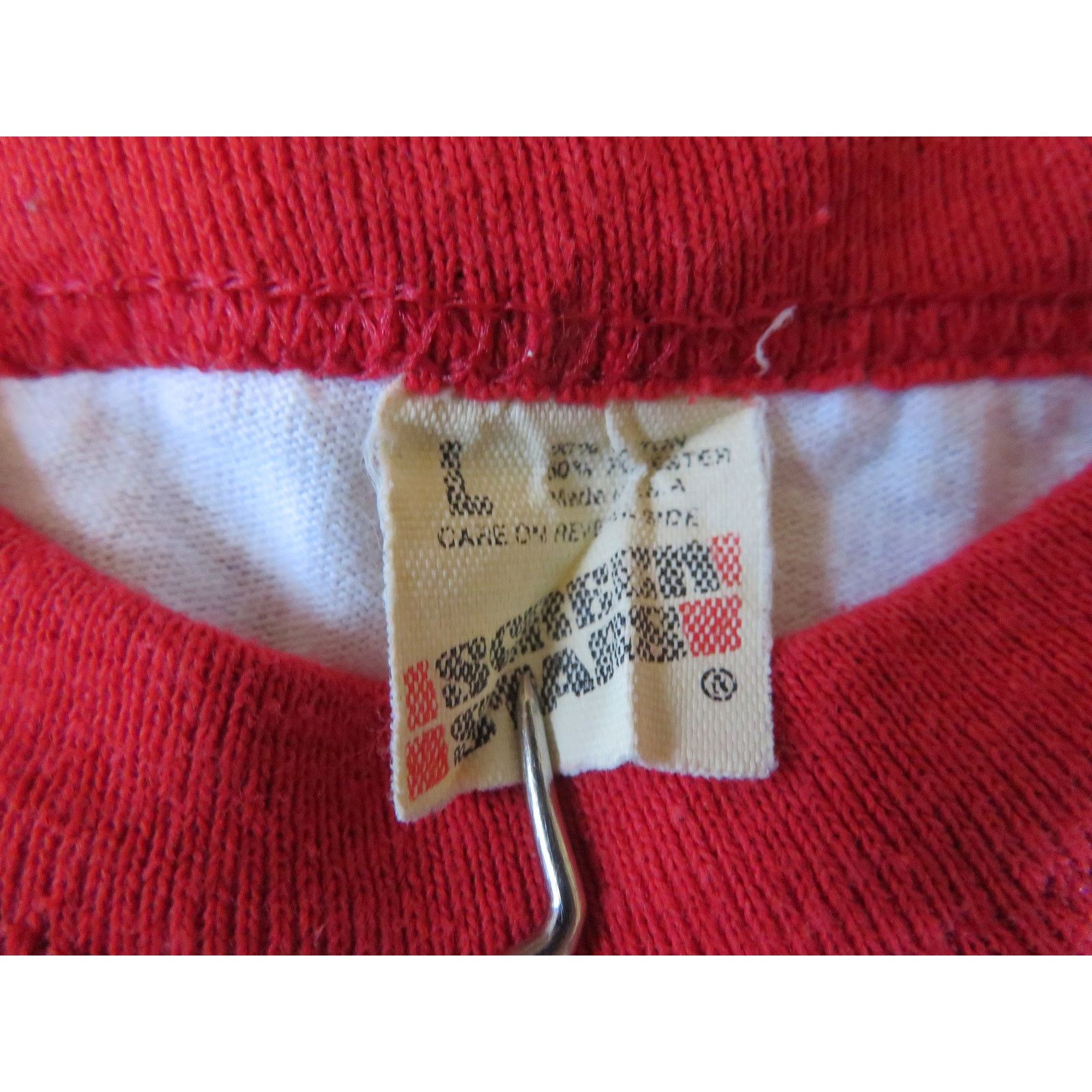 Other 80s New Jersey Giants Raglan T-Shirt, Airbrushed Sz L Size US L / EU 52-54 / 3 - 7 Thumbnail