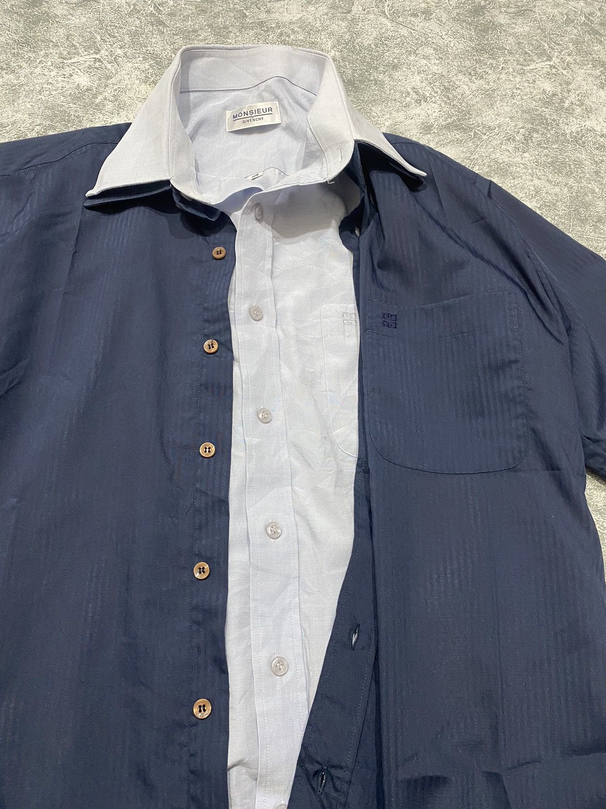 Givenchy Givenchy Monsieur Shirt Double Layer Size US M / EU 48-50 / 2 - 2 Thumbnail