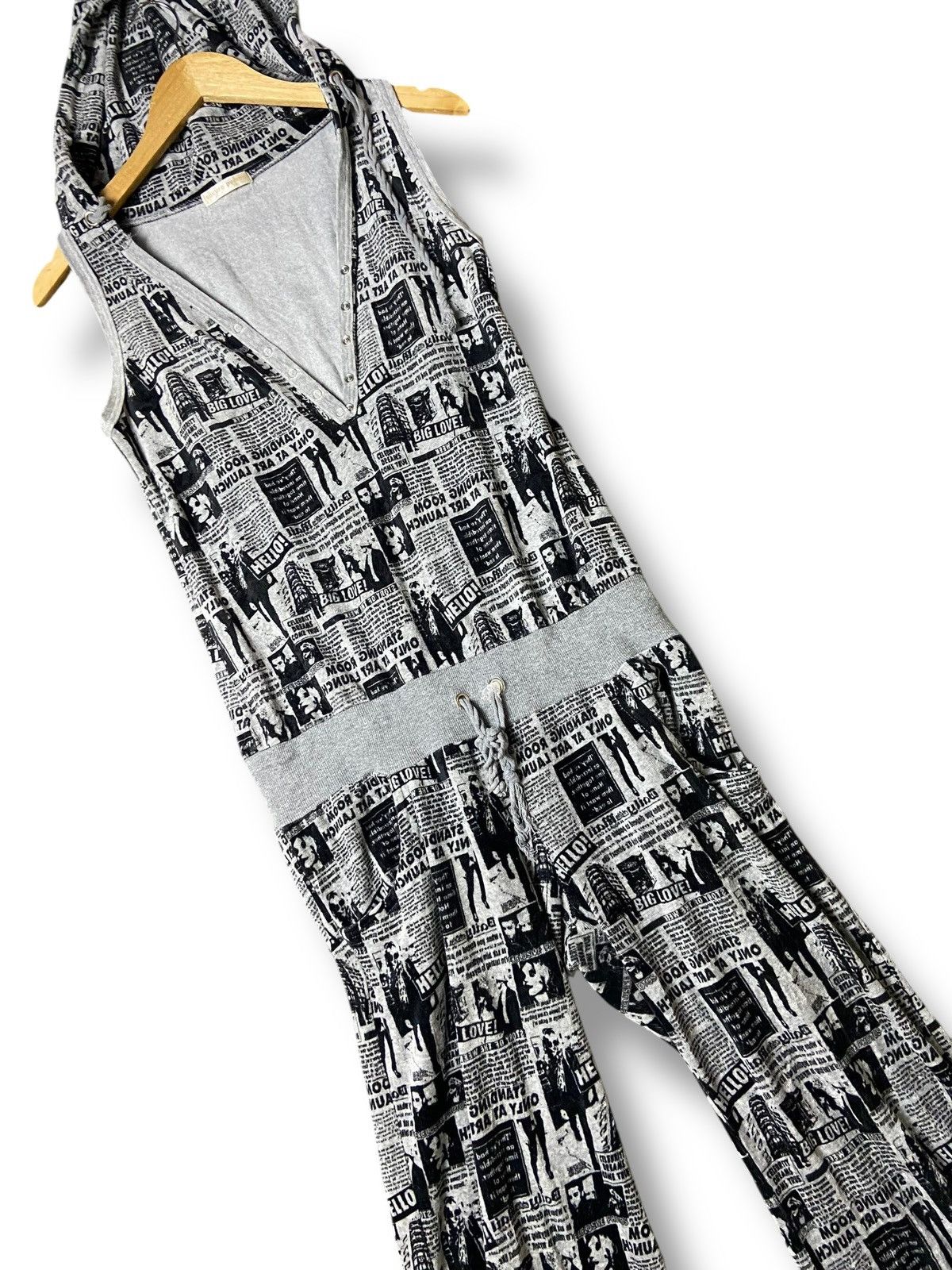 Japanese Brand × Vintage Sucure Pomme Stretchable Fullprint Overalls (118) Size US 30 / EU 46 - 4 Thumbnail