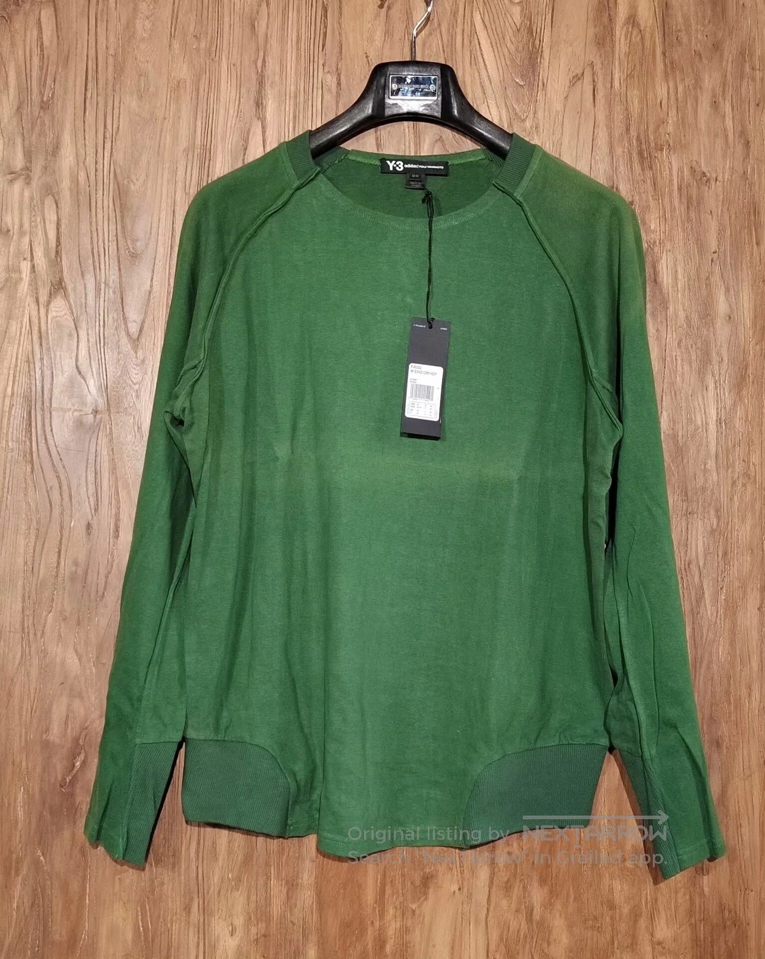 Y-3 Y-3 Green Long Sleeve Sweatshirt. Size US M / EU 48-50 / 2 - 1 Thumbnail