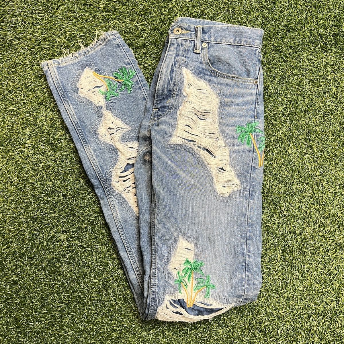 Vlone Vlone palm tree denim Size US 29 - 1 Thumbnail