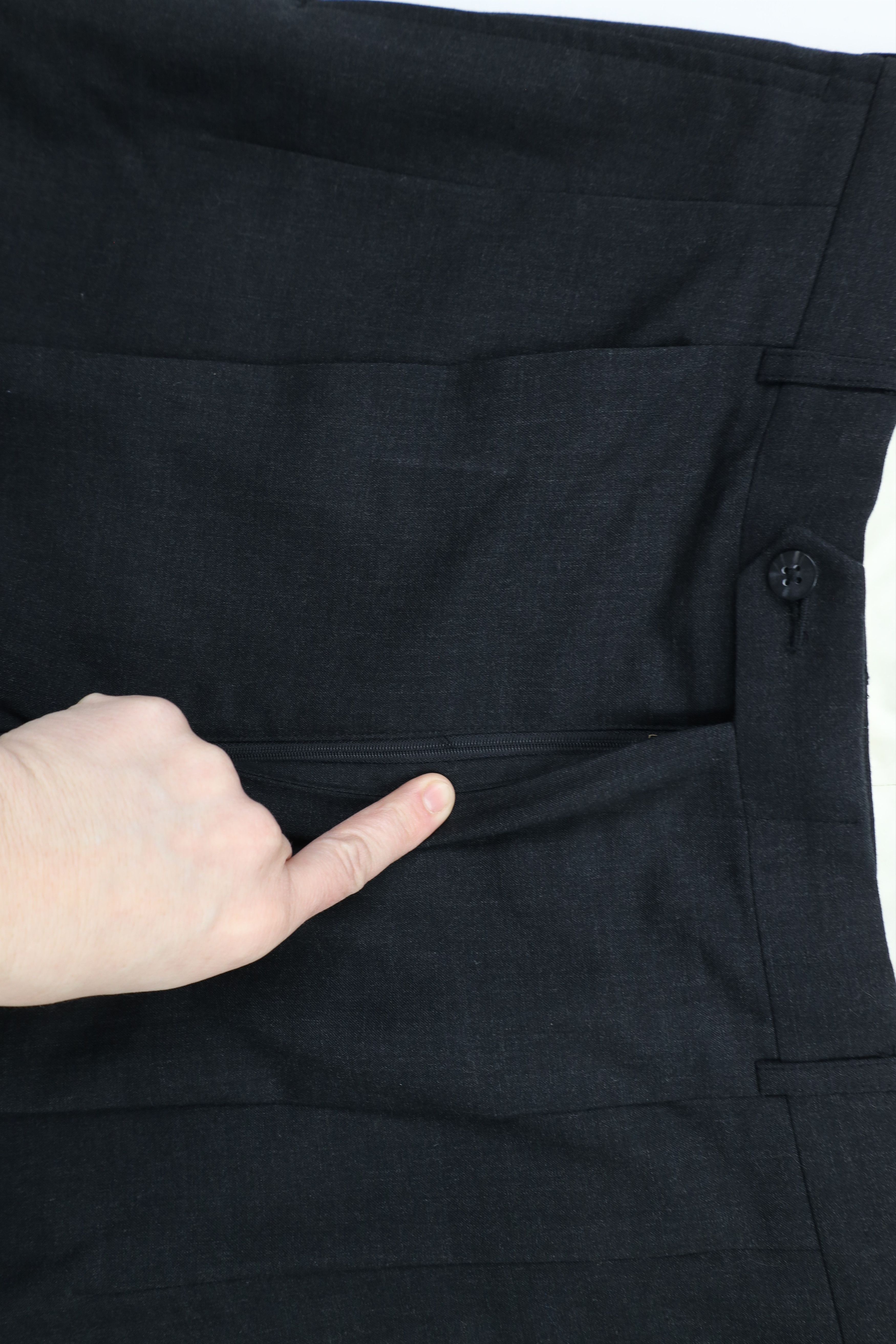 Vintage Vintage 90s Streetwear Pleated Worsted Wool Wide Leg Pants Size US 36 / EU 52 - 7 Thumbnail
