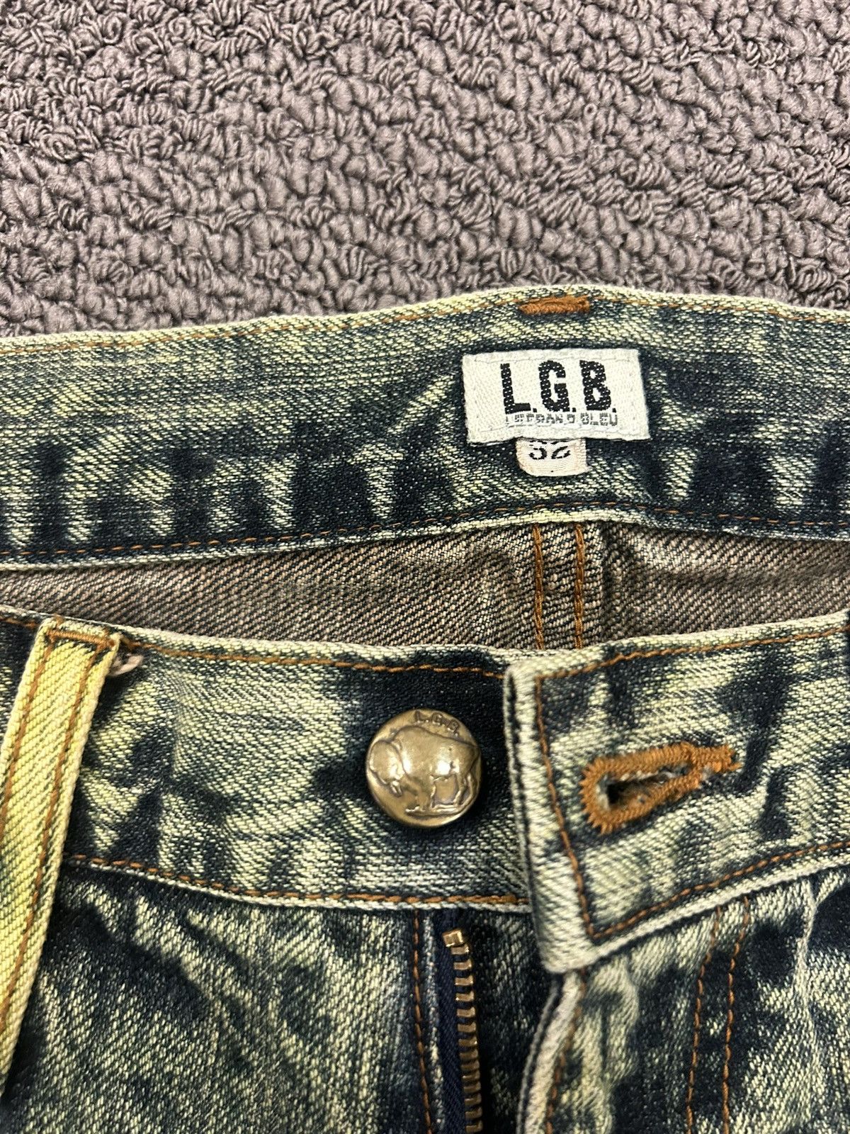 Le Grande Bleu (L.G.B.) L.G.B Crazy Wolf Denim Size US 32 / EU 48 - 3 Thumbnail