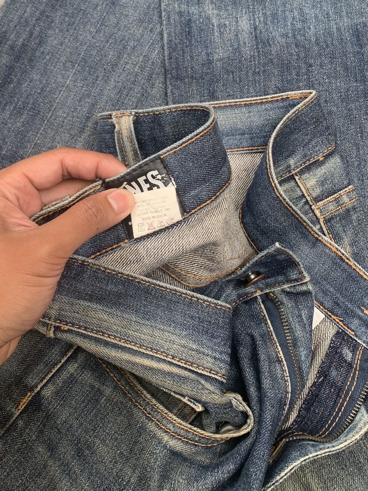 Japanese Brand × Vintage Vintage nun pattern jeans Size US 38 / EU 54 - 10 Thumbnail