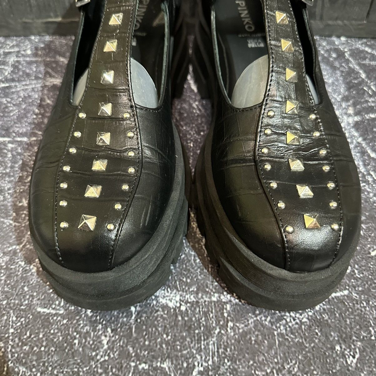 Pinko PINKO Platform Leather Women’s Shoes Size 40 EU 10 US Size US 10 / IT 40 - 5 Thumbnail