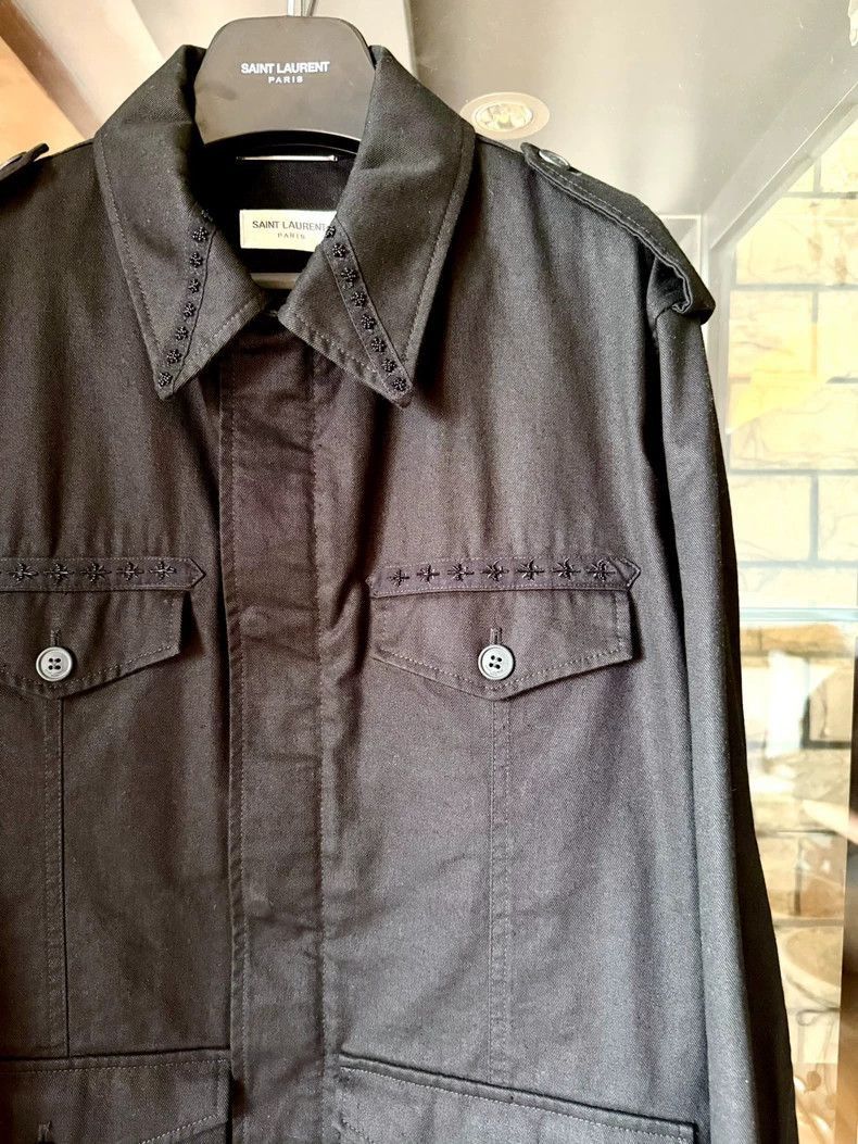 Saint Laurent Paris saint laurent black studded jacket-2507 Size US S / EU 44-46 / 1 - 2 Thumbnail