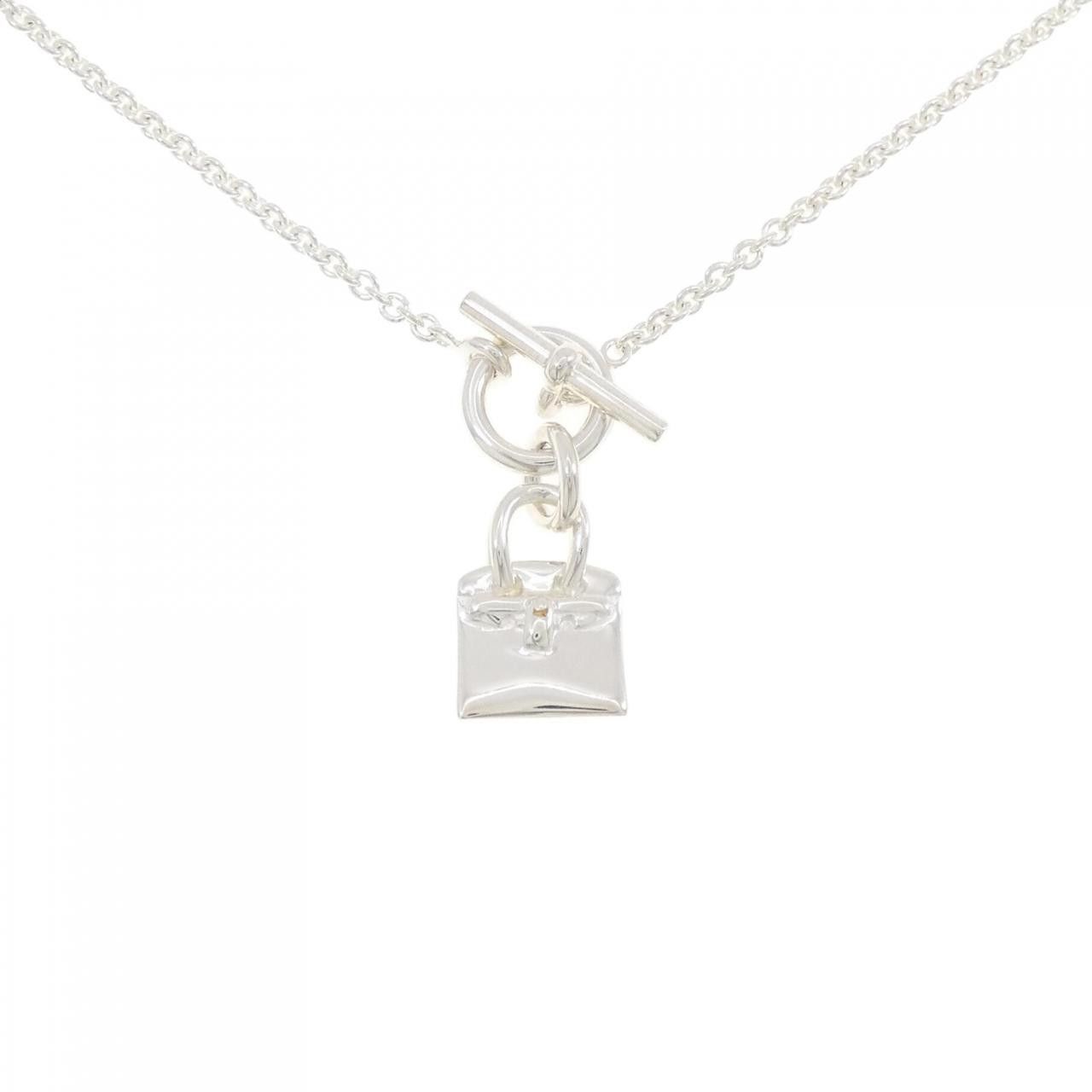 Hermes Hermes Hermès Amulette Birkin 925 Silver Necklace Precious Metal Necklace DUTY FREE for USA Size ONE SIZE - 1 Thumbnail