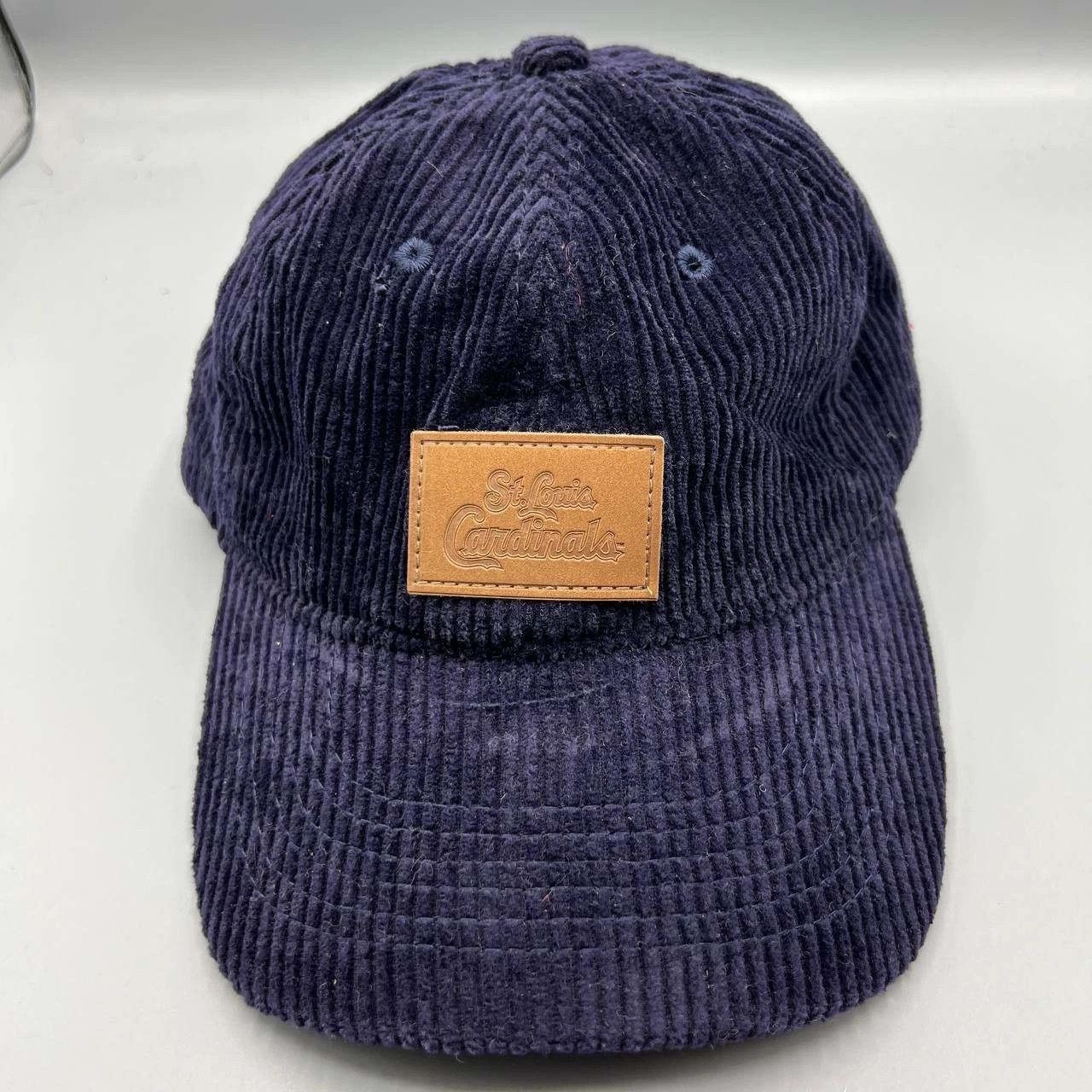 MLB St. Louis Cardinals Hat Men Corduroy MLB Strap Back Cotton Size ONE SIZE - 1 Thumbnail