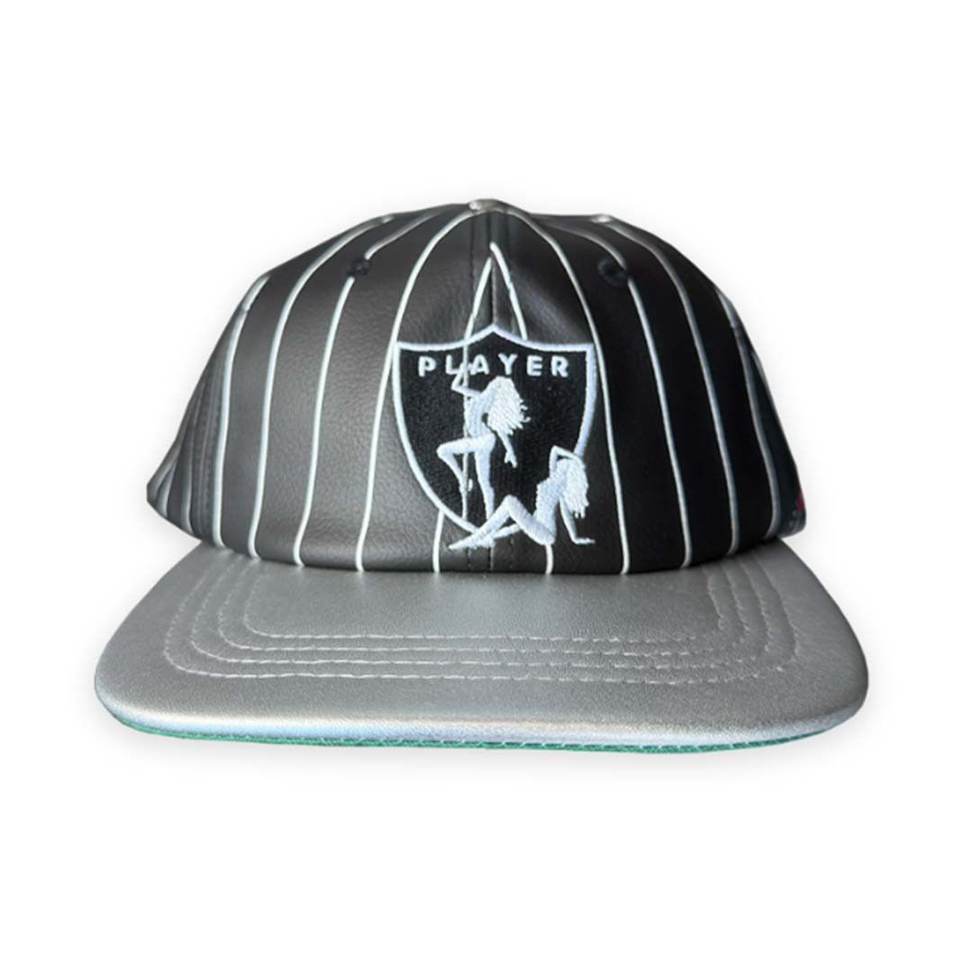 TRIPLE SEVENS Black White Pinstripe Player Hat Size ONE SIZE - 1 Preview