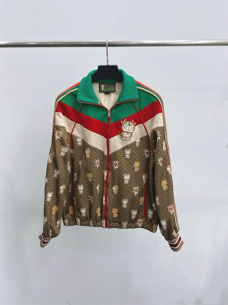 Gucci Gucci Doraemon Striped Jacket Size L Size US L / EU 52-54 / 3 - 1 Thumbnail