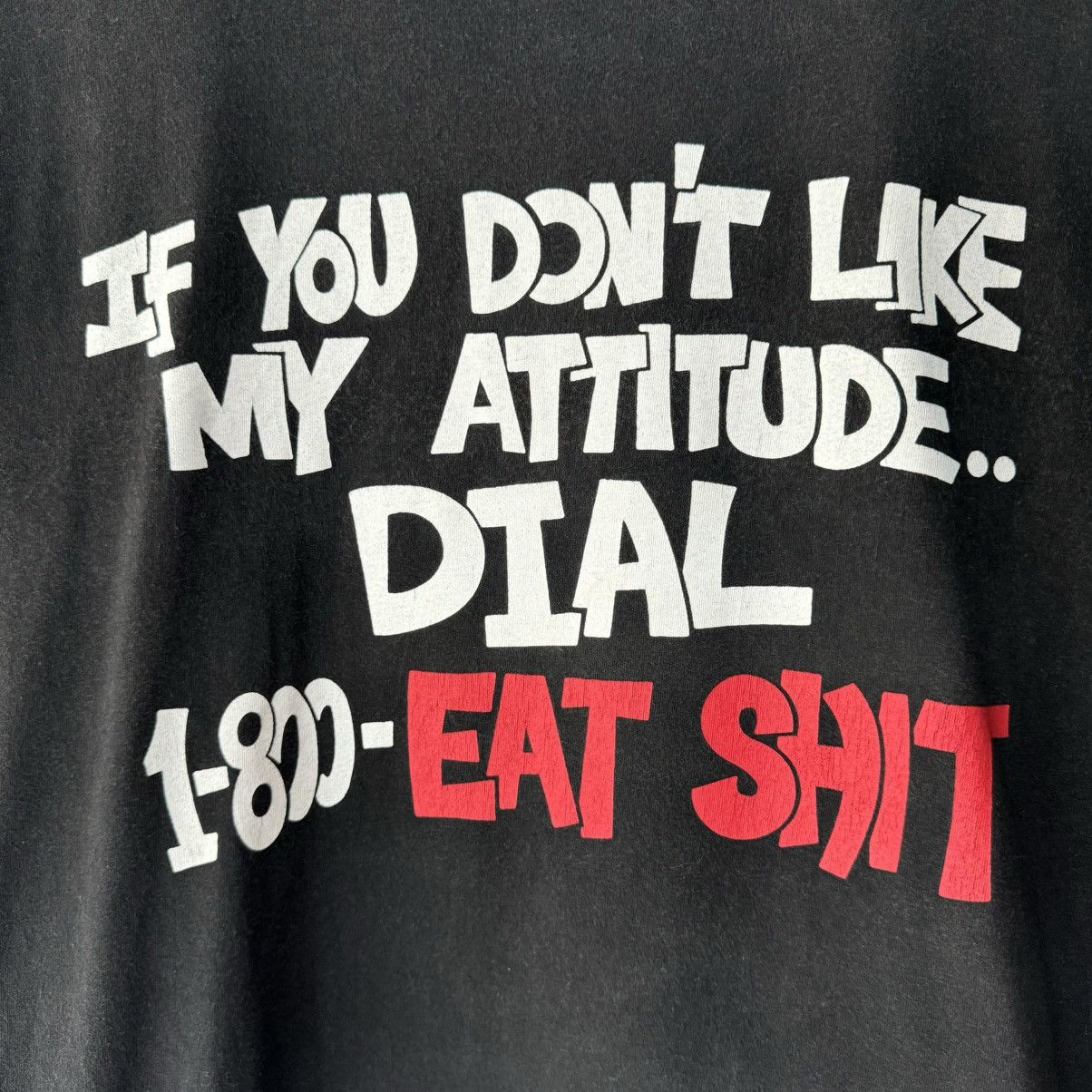 Vintage Eat Shit Tee Size US L / EU 52-54 / 3 - 3 Thumbnail