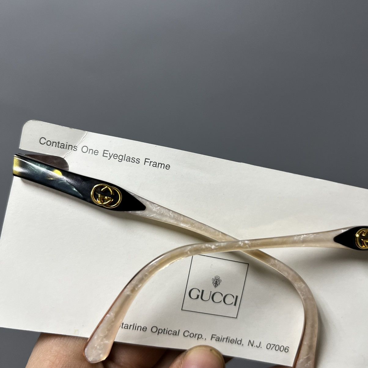 Gucci × Vintage Gucci Vintage Frame glasses NEW DEAD STOCK 80’s Size ONE SIZE - 5 Thumbnail