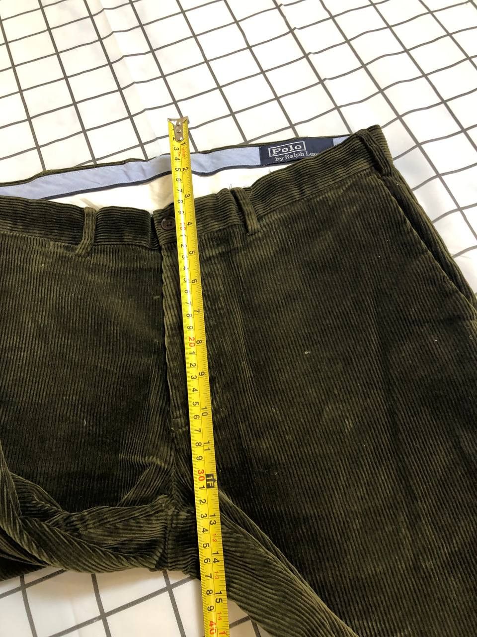 Polo Ralph Lauren Polo Ralph Lauren Mens Blue Classic Fit Corduroy Pants Size US 34 / EU 50 - 7 Thumbnail